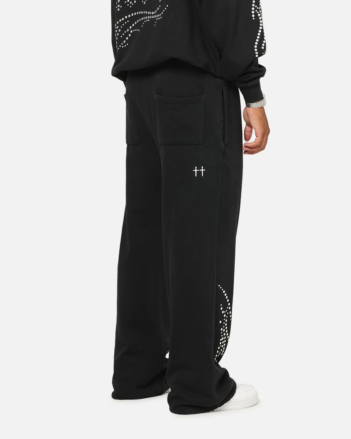 Saint Morta Sanctified Sweatpants Washed Black