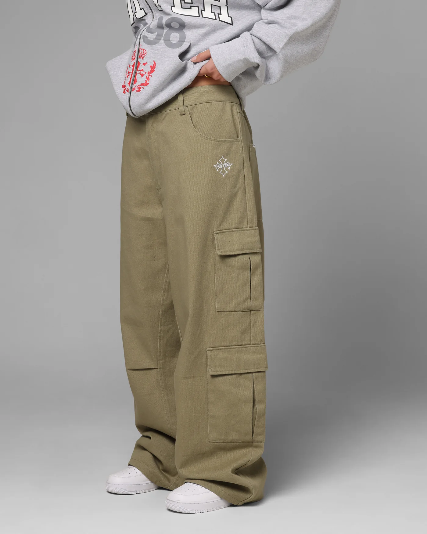 Loiter F-16 Balloon Cargo Pants Khaki