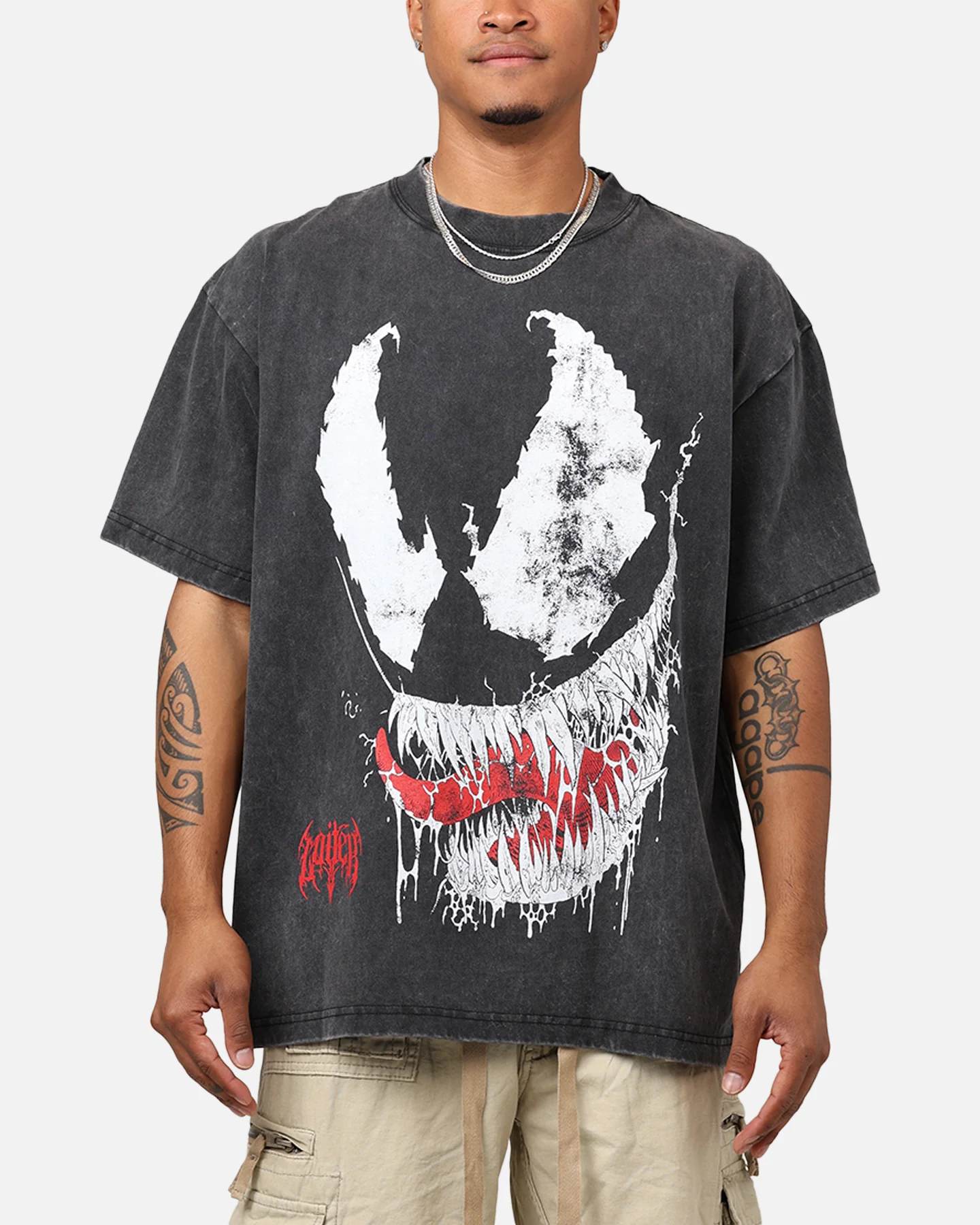 Marvel Spider-Man Venom T-Shirt Charcoal