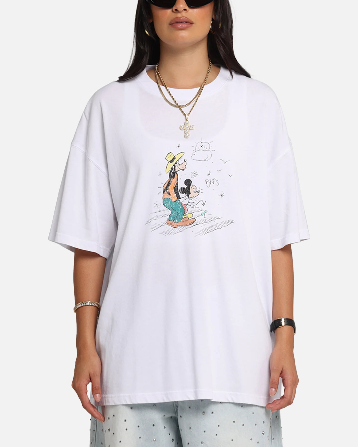 73Studio Disney Best Friend's T-Shirt White