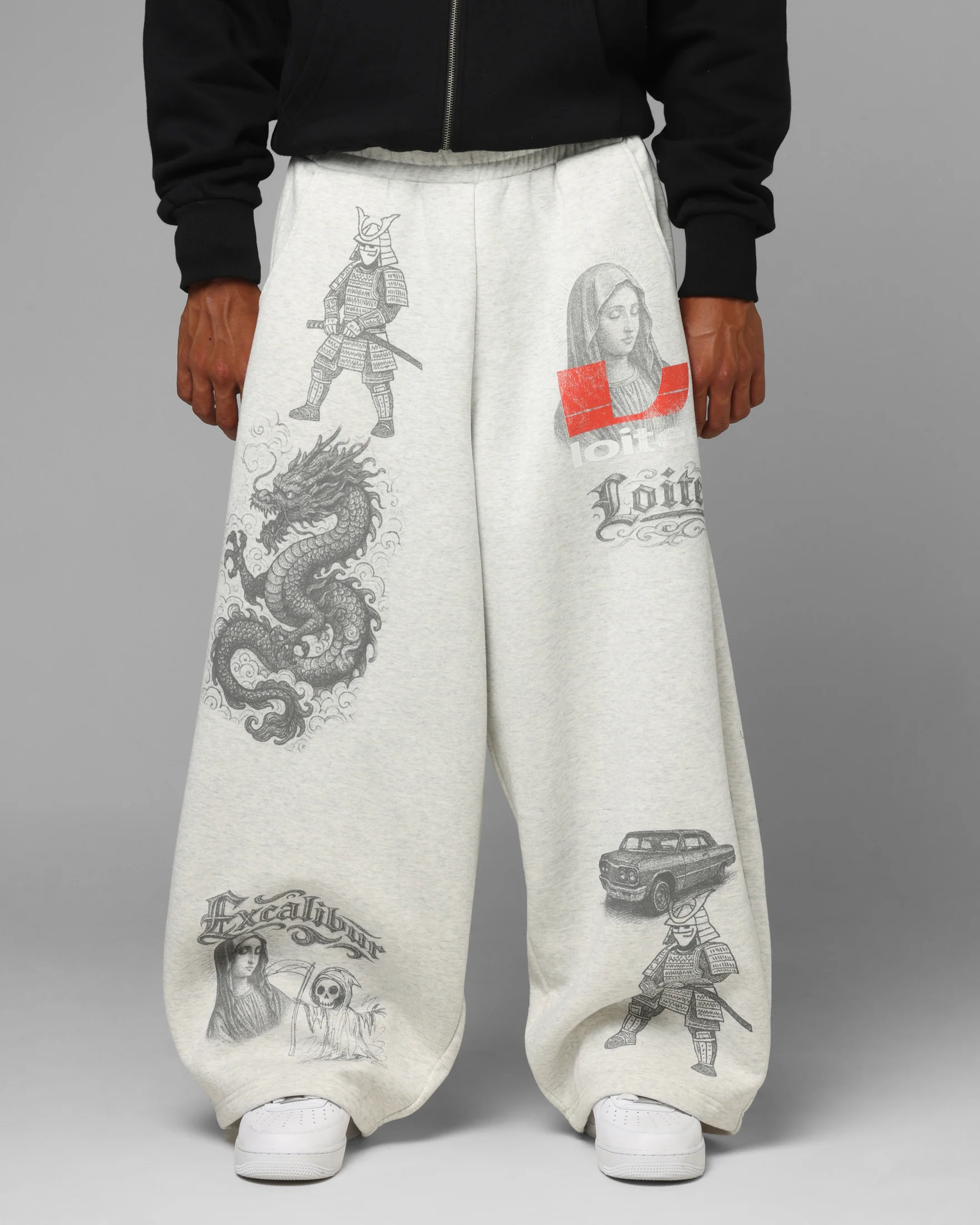 Loiter Holy Flame Sweatpants Grey