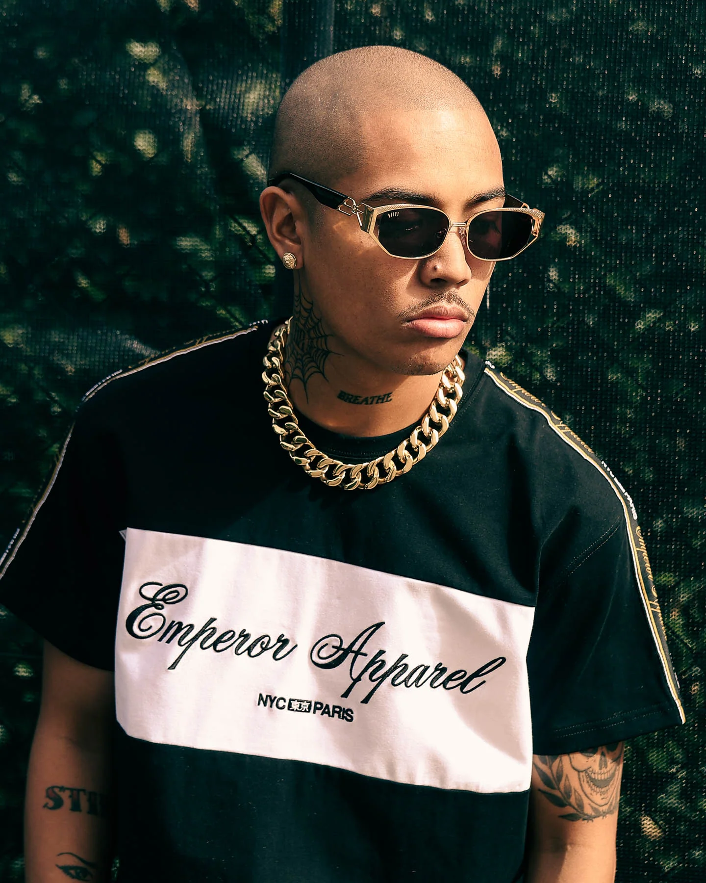 9FIVE The Cross Sunglasses Black/Gold