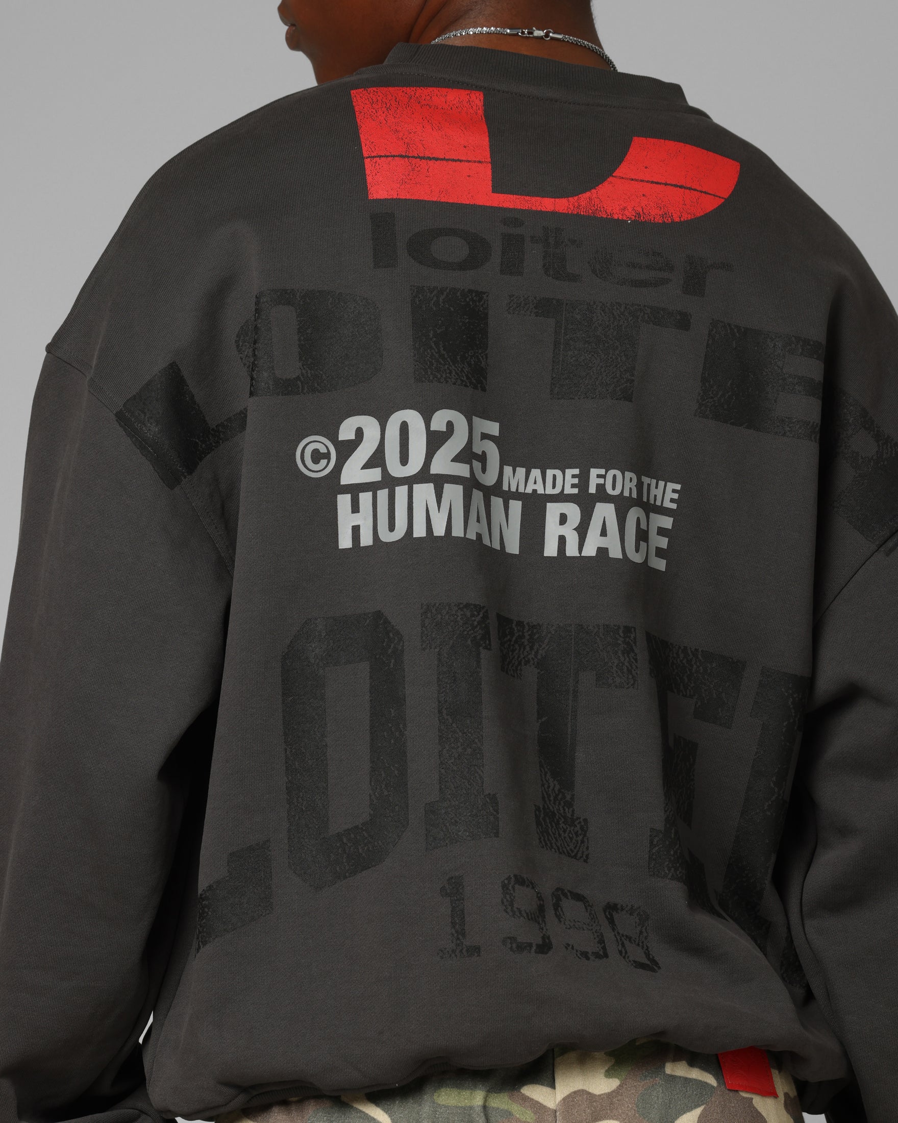 Loiter Champ Crewneck Black