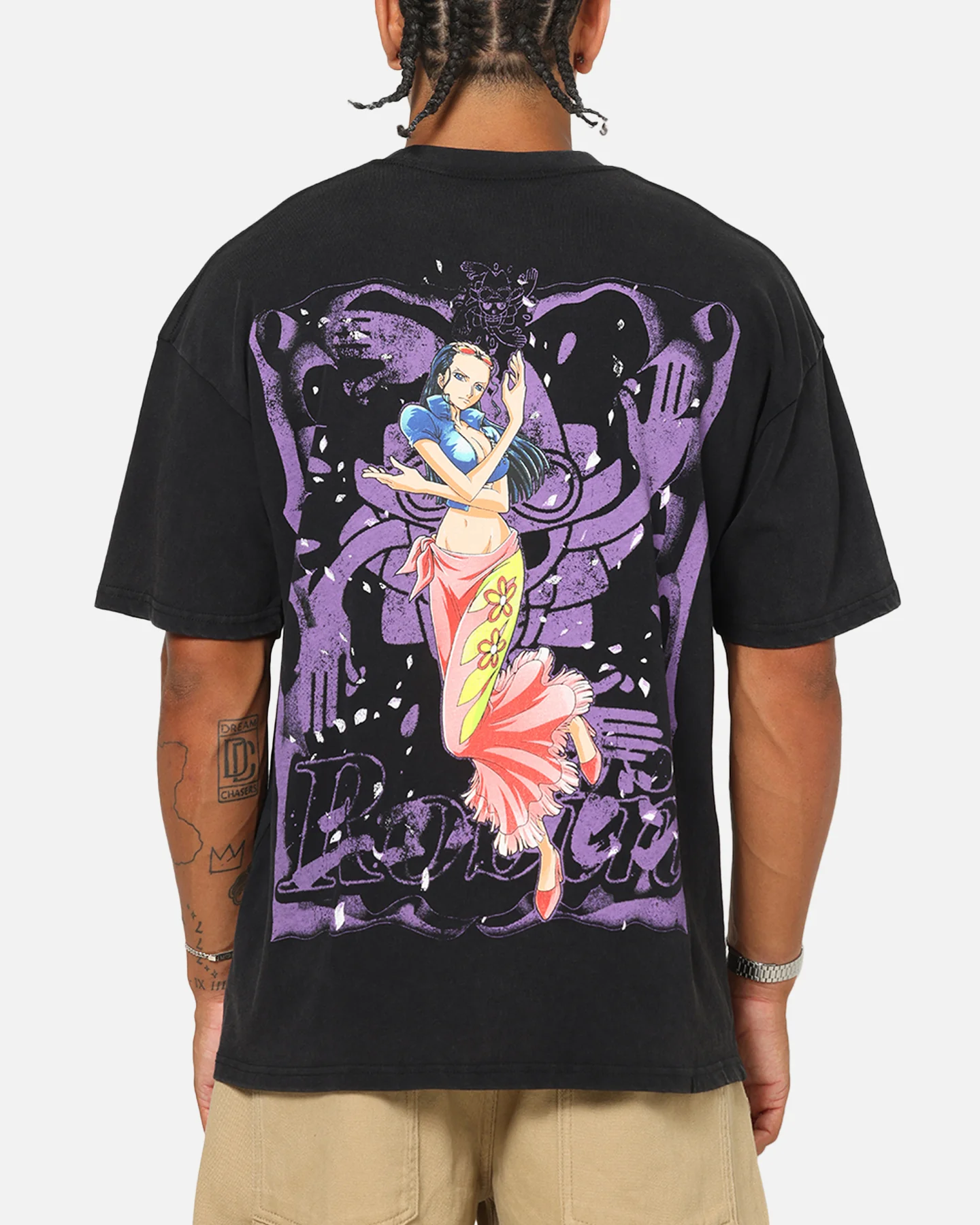 73Studio X One Piece Robin Vintage T-Shirt Off Black