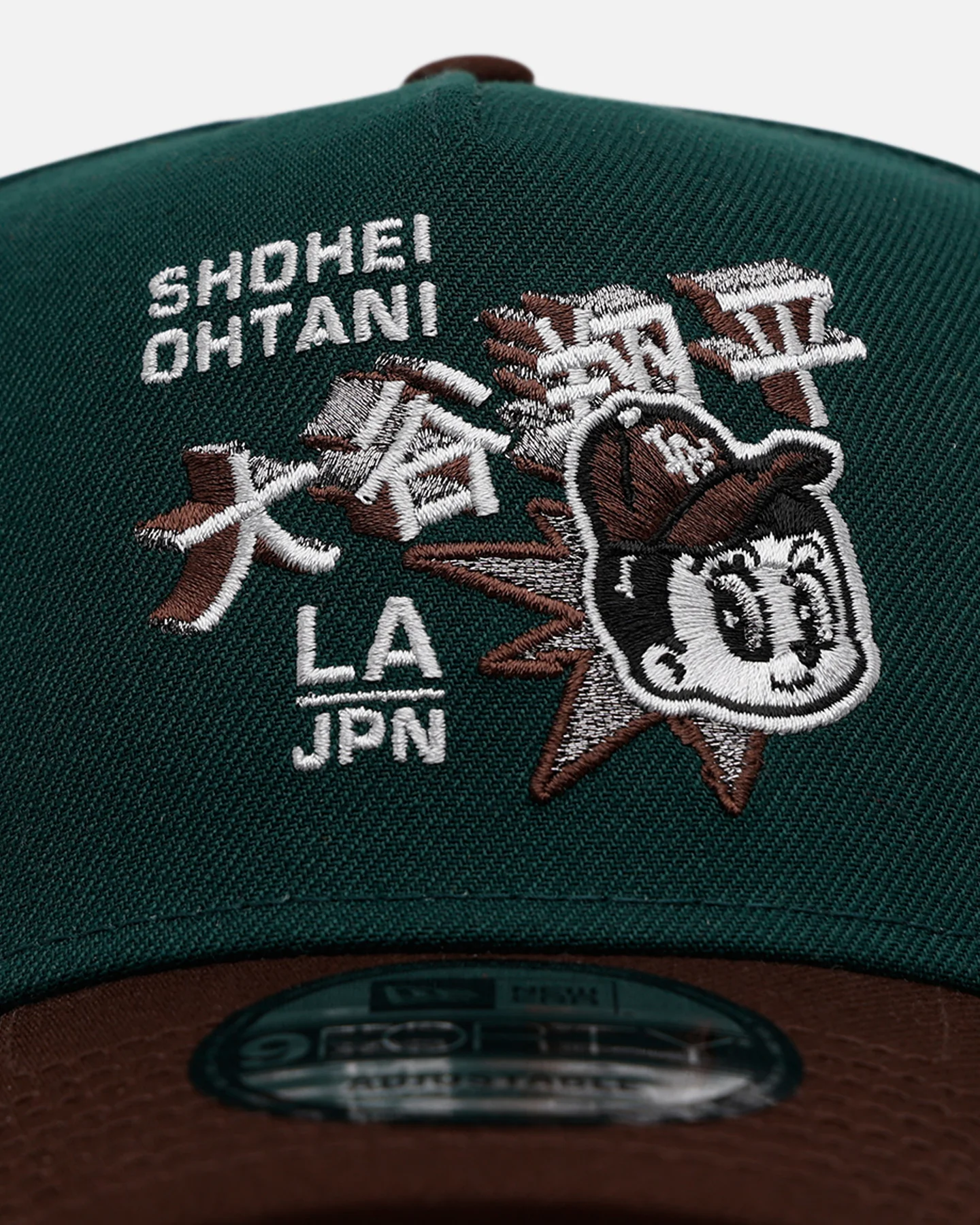 New Era Los Angeles Dodgers 'Rainforest' Ohtani 9FORTY A-Frame Snapback Green/Brown