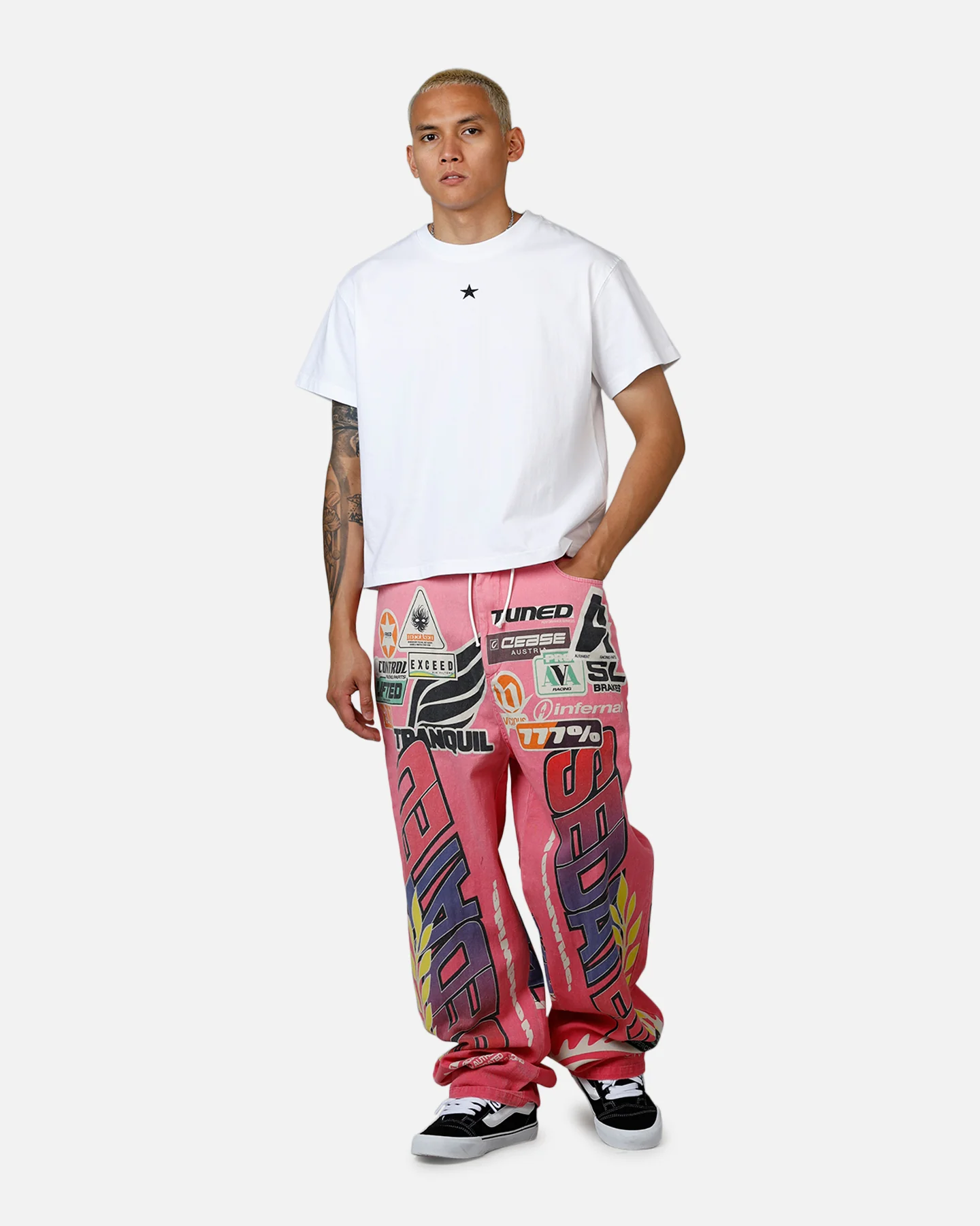 MNML Ultra Baggy Sedated MX Pant Pink
