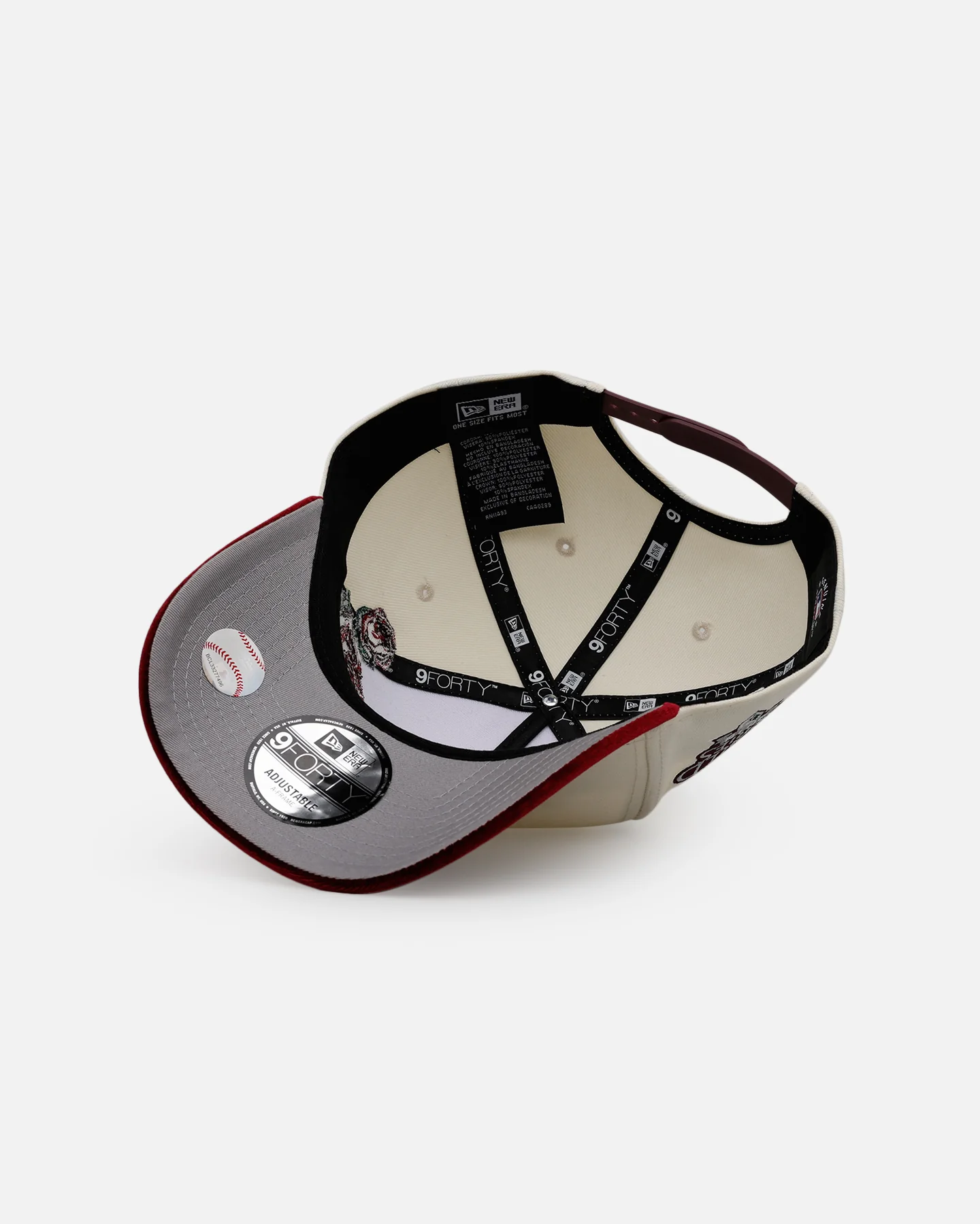 New Era San Francisco Giants 'Velvet Roses' 9FORTY A-Frame Snapback Chrome