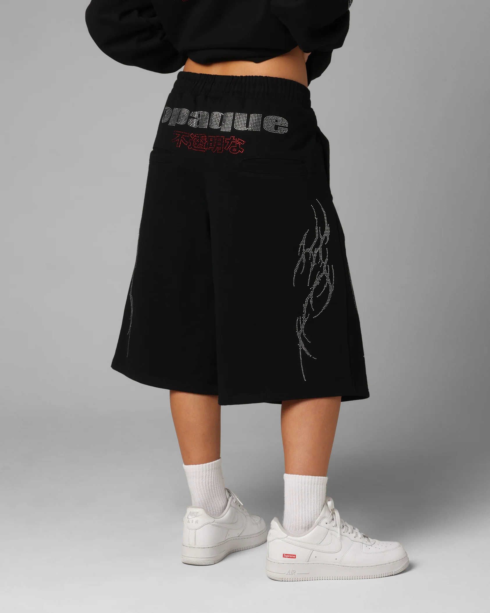 Loiter Opaque Sweat Shorts Black