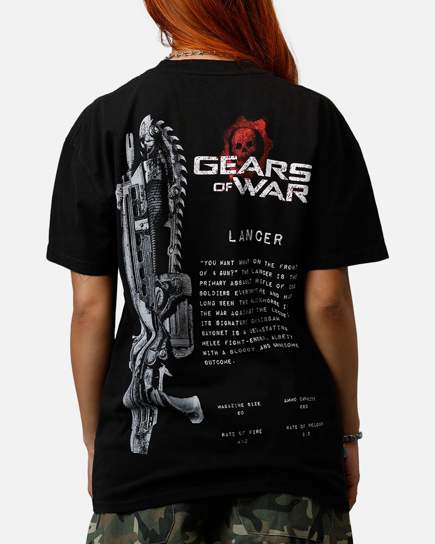 73Studio X Gears Of War Lancer T-Shirt Black