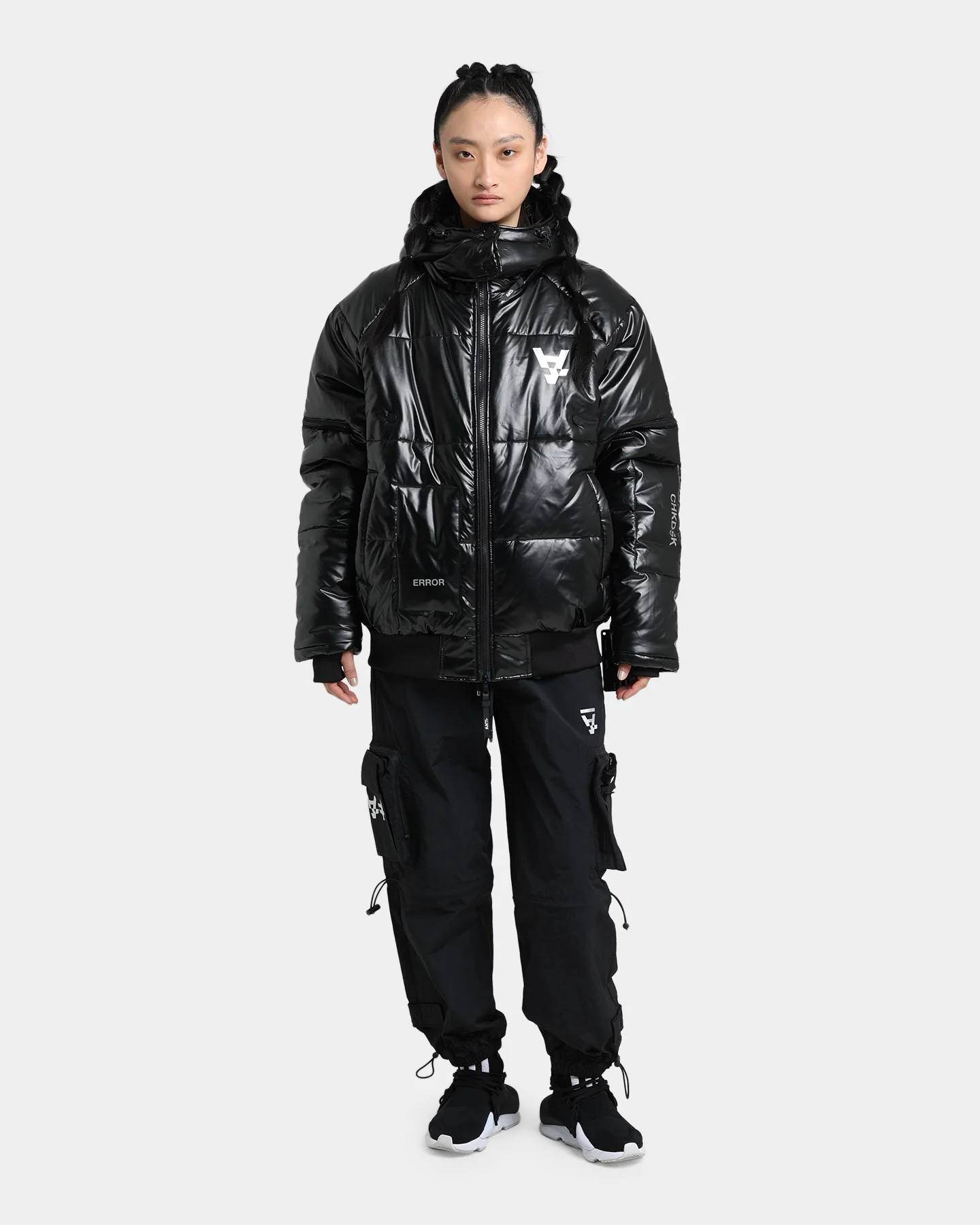 The Anti Order Anti Joy Technical Puffer Jacket Black/Silver