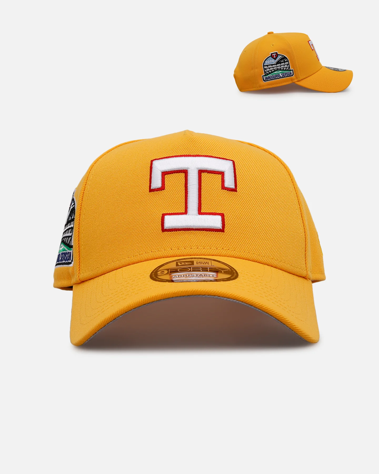 New Era Texas Rangers 'Sunshine' 9FORTY A-Frame Snapback Canary