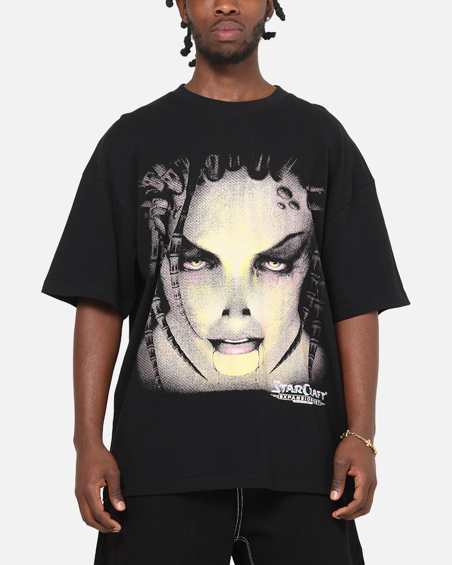 73Studio X Starcraft Infested Kerrigan T-Shirt Off Black