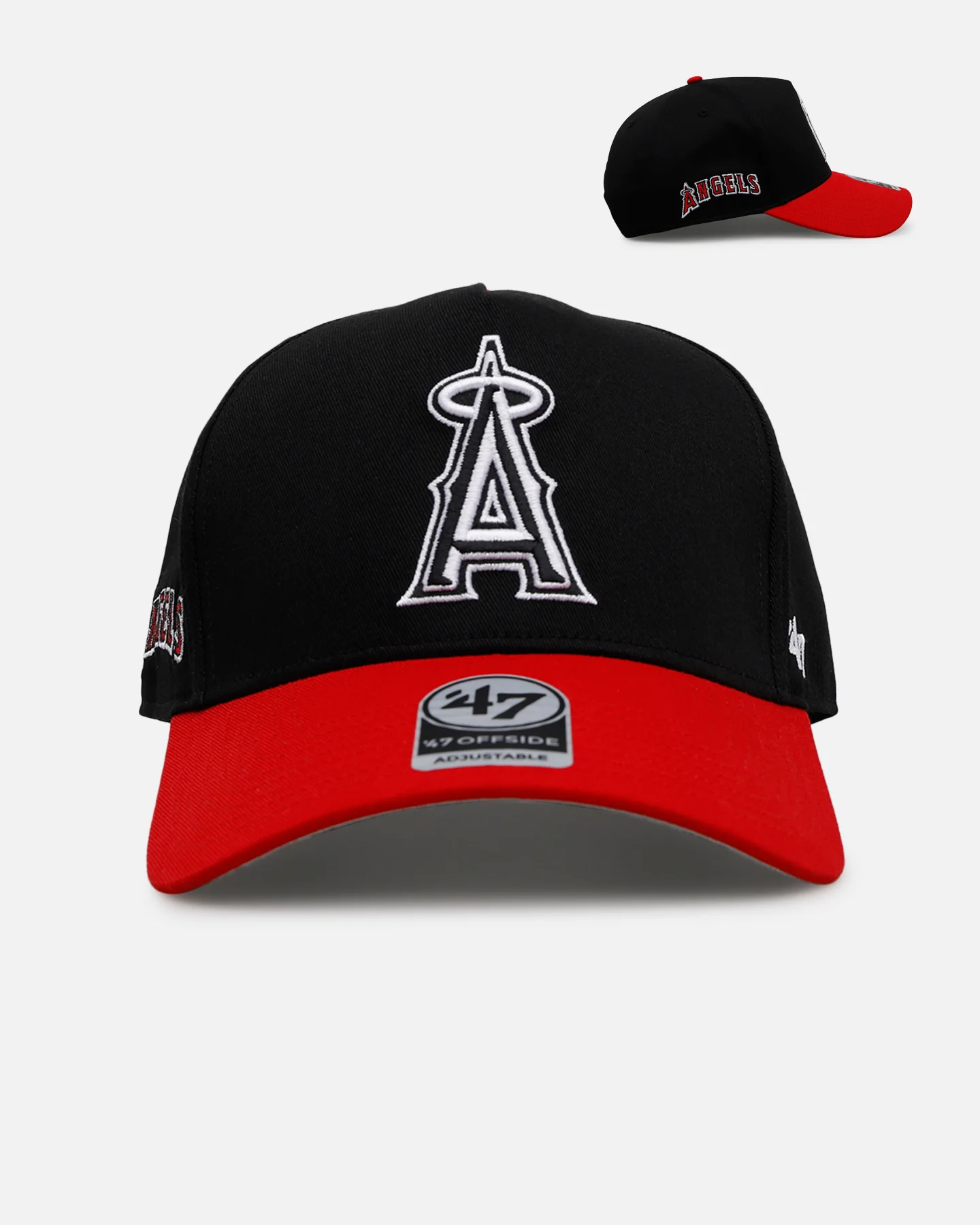47 Brand Los Angeles Angels 'Black And Red Variety Pack' 47 Offside Snapback Black/Red