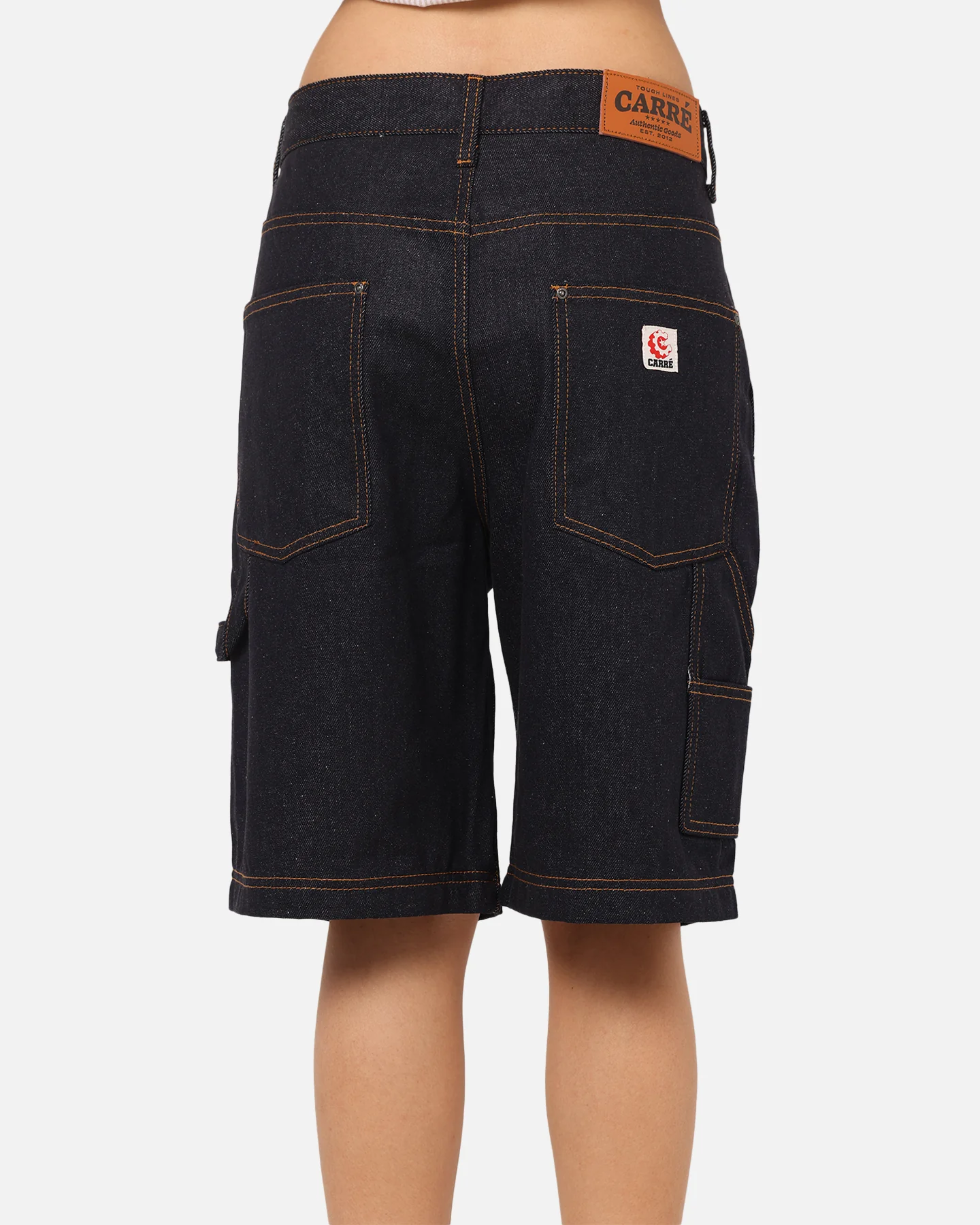 Carre Work Jorts Dark Washed Indigo