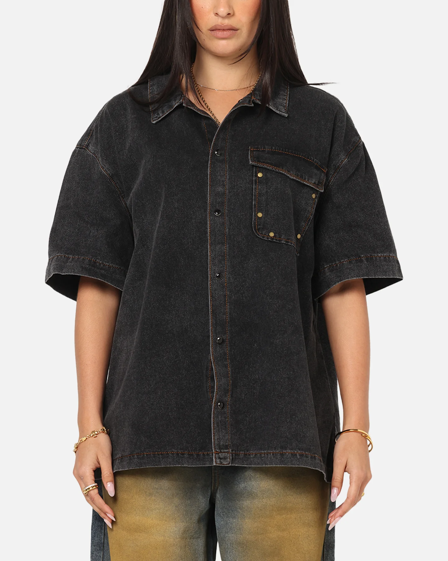 Saint Morta Rodeo Drive Button Up Shirt Black