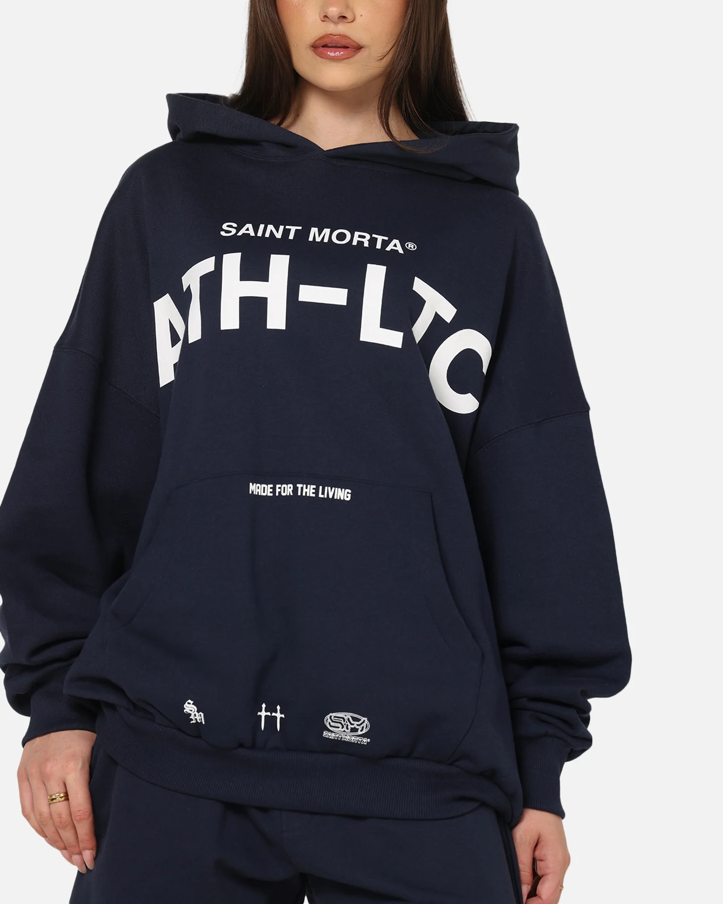 Saint Morta Athltc Hoodie Dark Royal