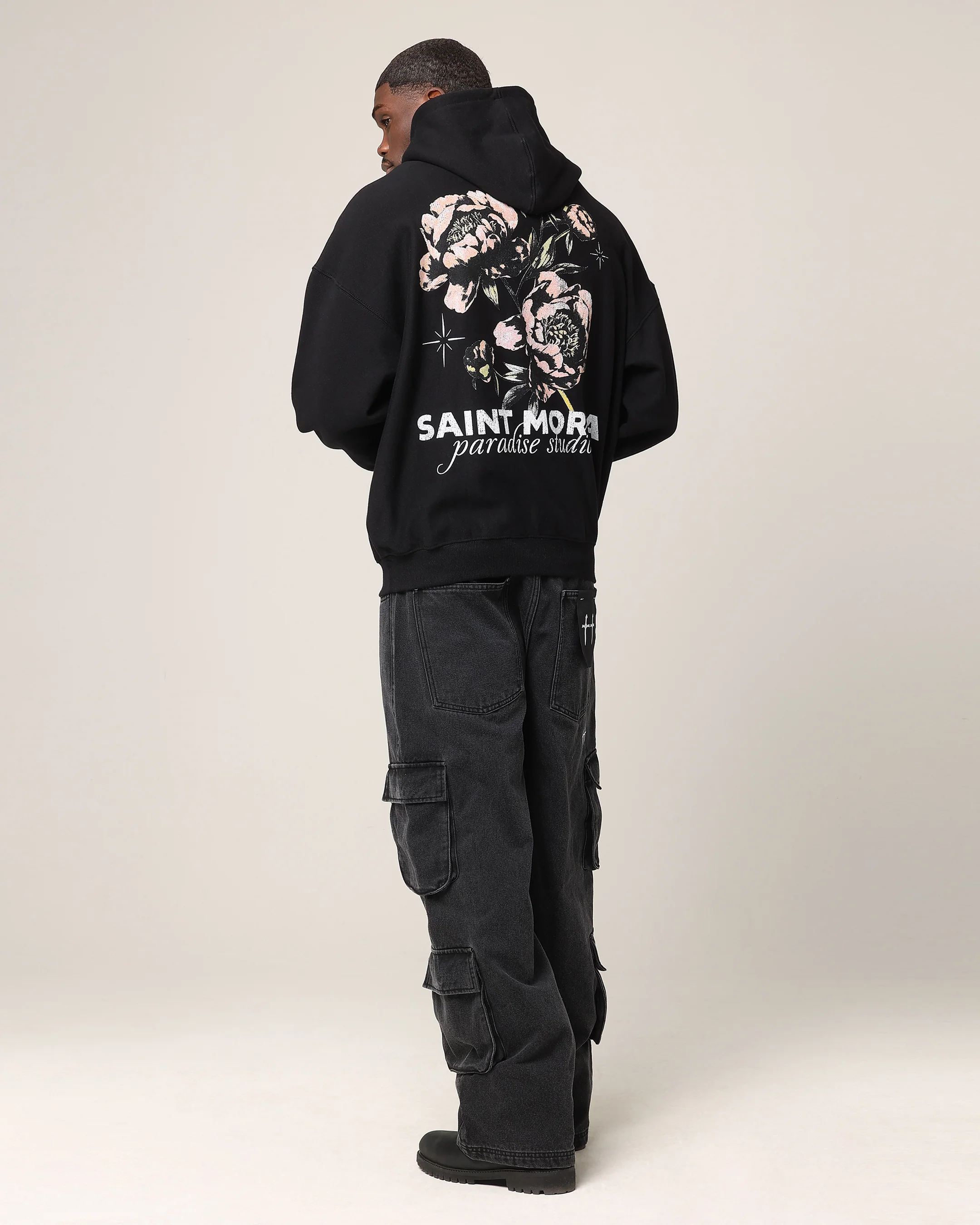 Saint Morta Wildflower Hoodie Black