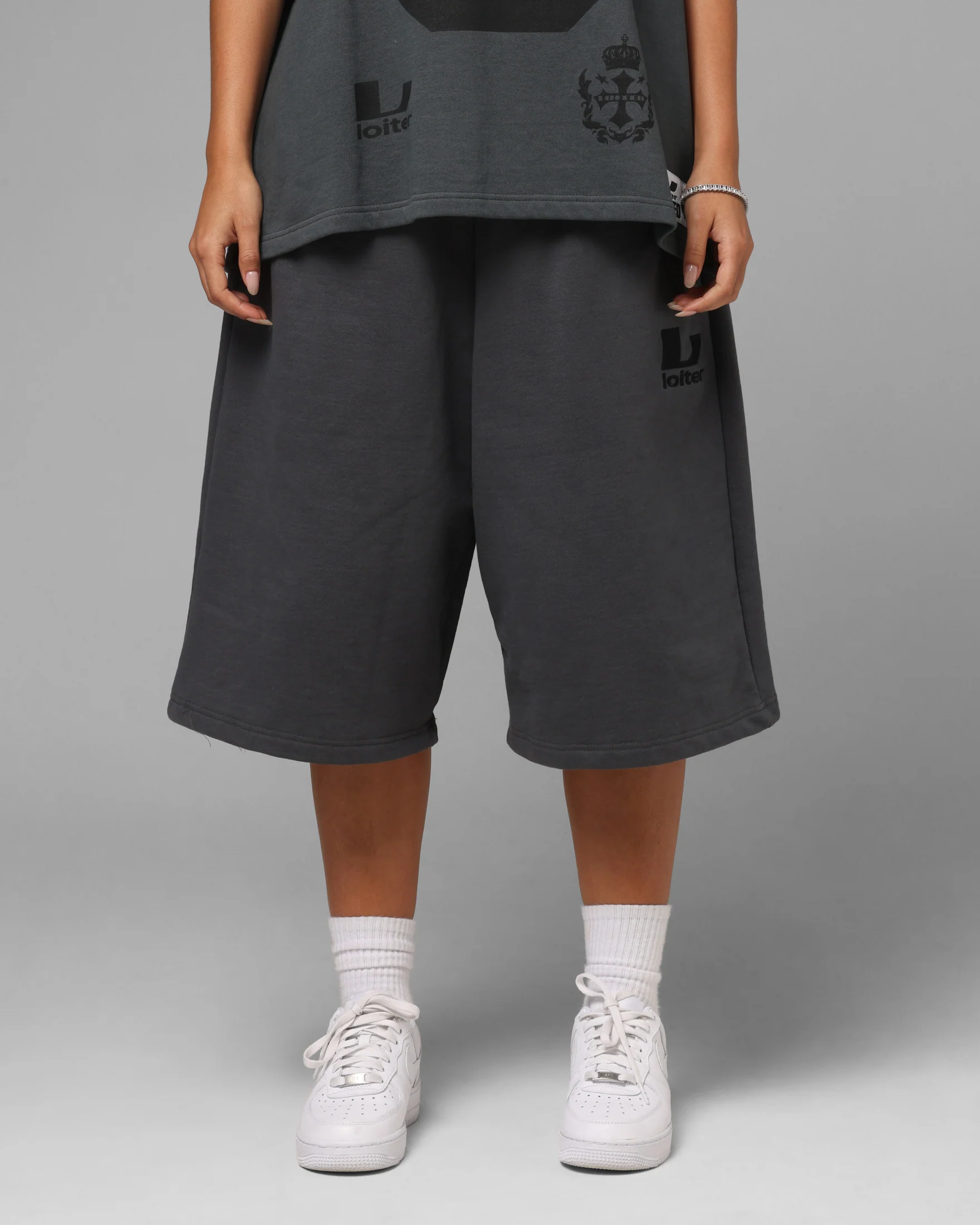 Loiter World Cup Shorts Charcoal