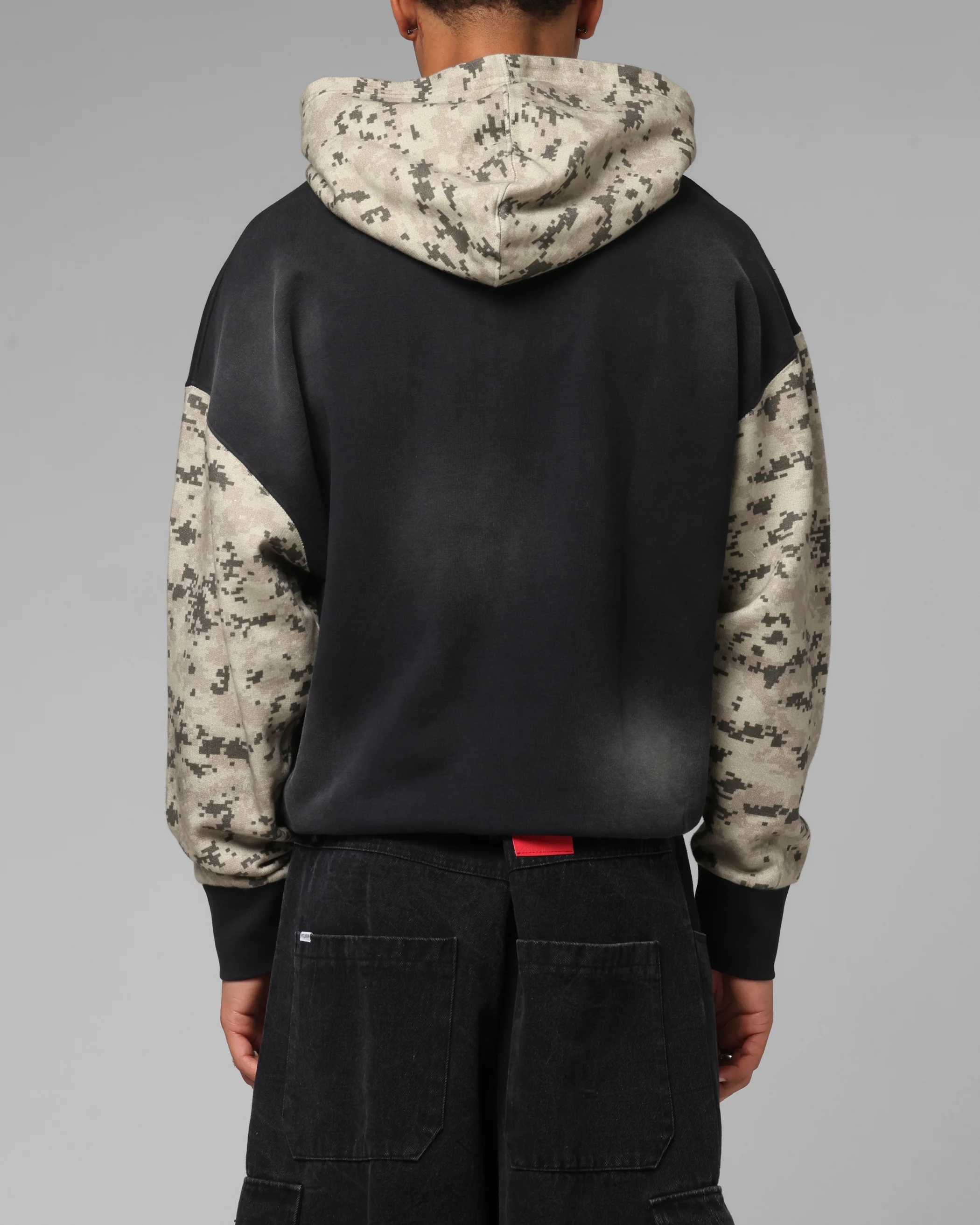 Loiter Cosmos Zip Hoodie Black/Camo