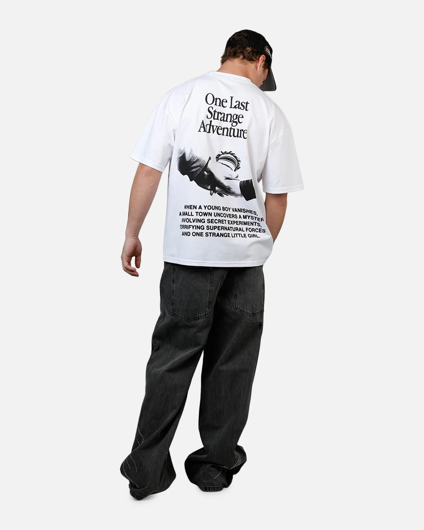 73Studio X Stranger Things One Last Adventure T-Shirt White