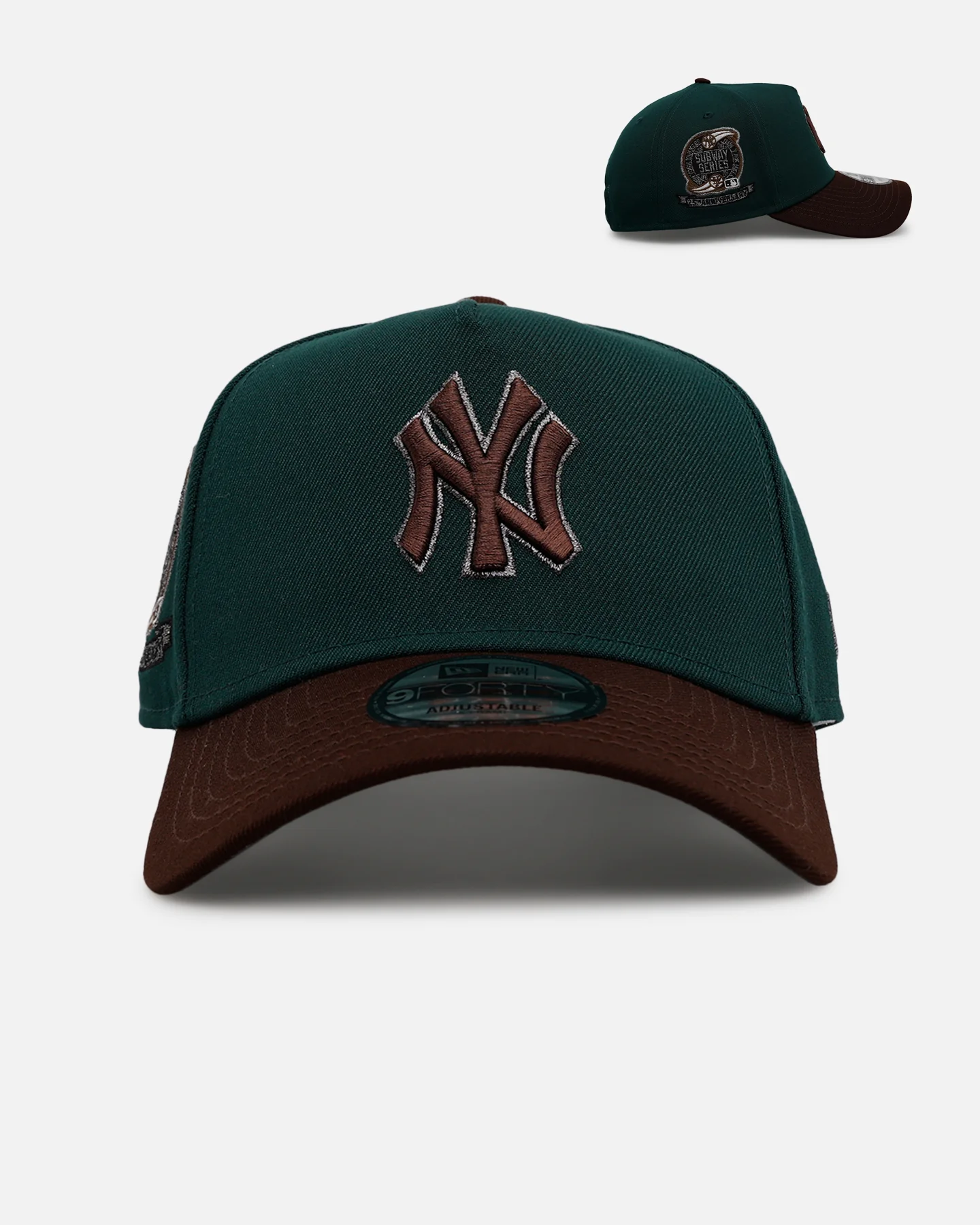 New Era New York Yankees 'Rainforest' 9FORTY A-Frame Snapback Green/Brown