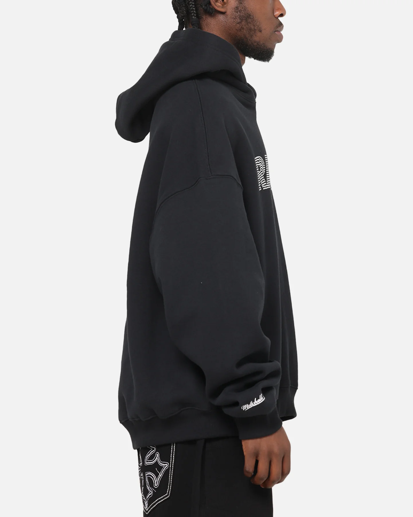 Mitchell & Ness Las Vegas Raiders Rhinestone Hoodie Faded Black