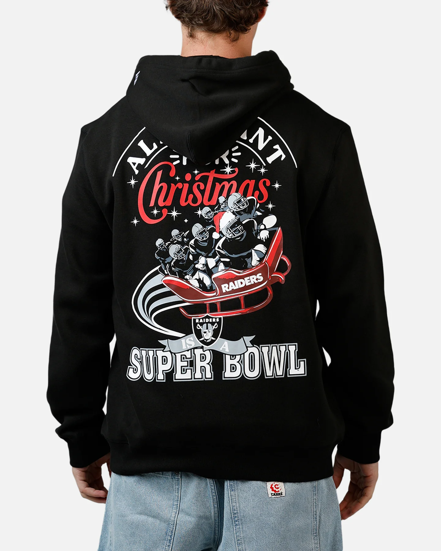 New Era Las Vegas Raiders All I Want For Christmas Hoodie Black