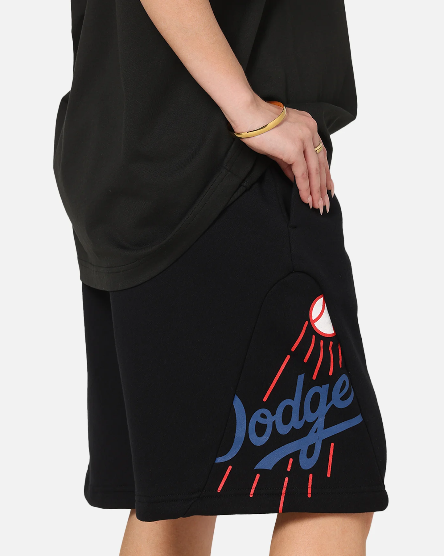 Mitchell & Ness Los Angeles Dodgers C&S Shorts Faded Black