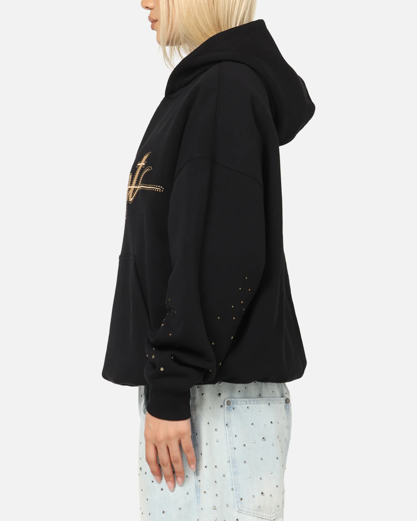 Saint Morta Rodeo Drive Boxy Hoodie Black