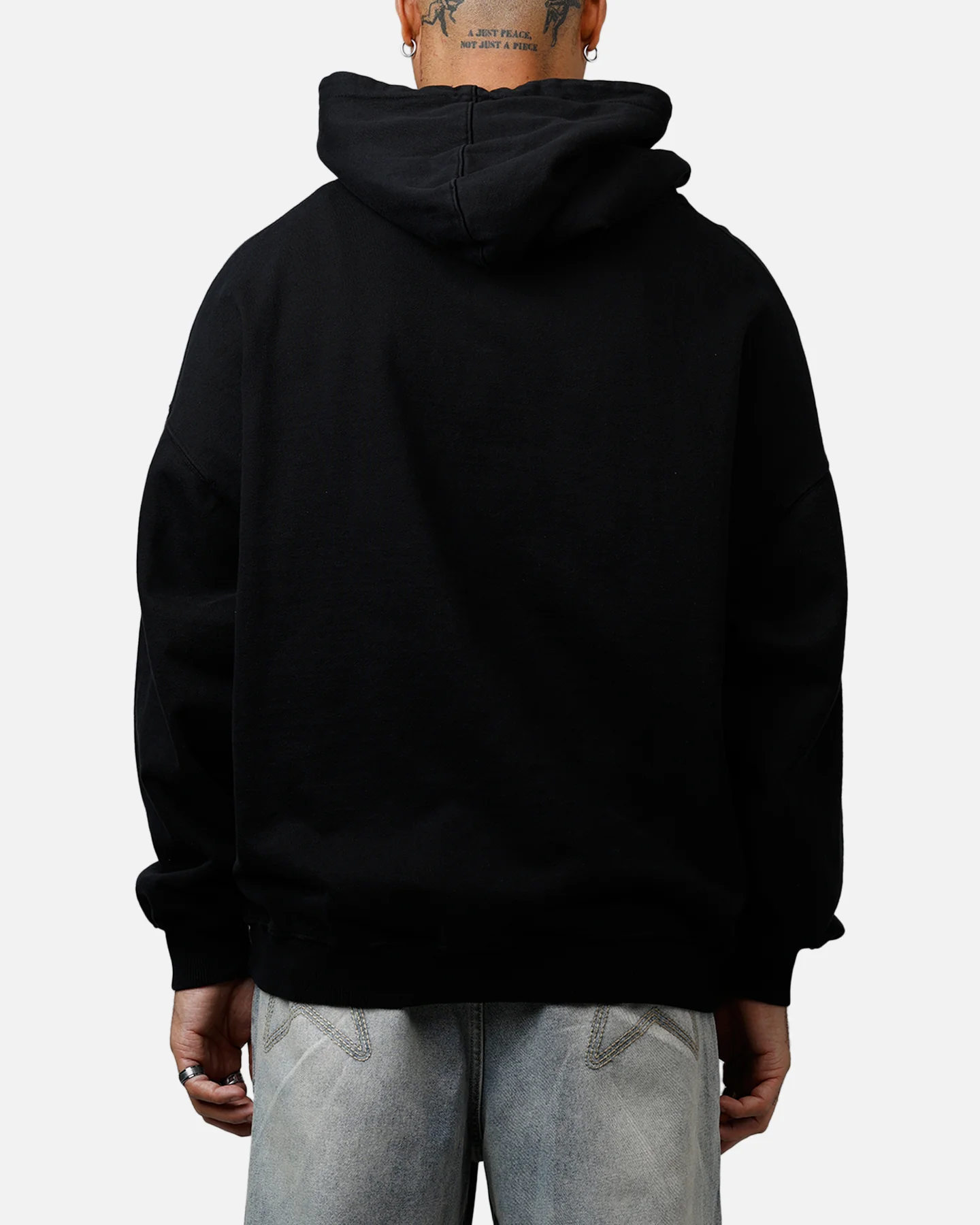 Carre Link Hoodie Black
