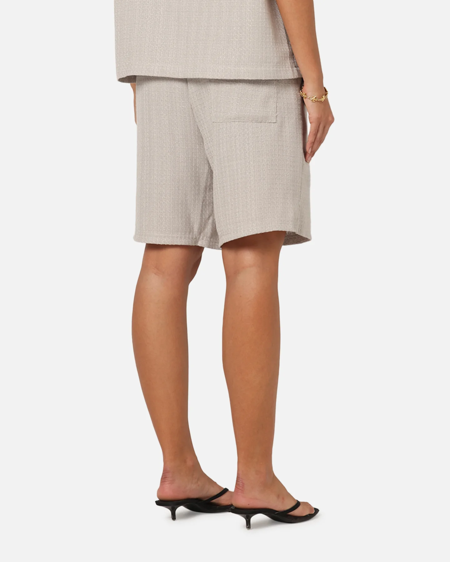 XXIII Textured Shorts Stone