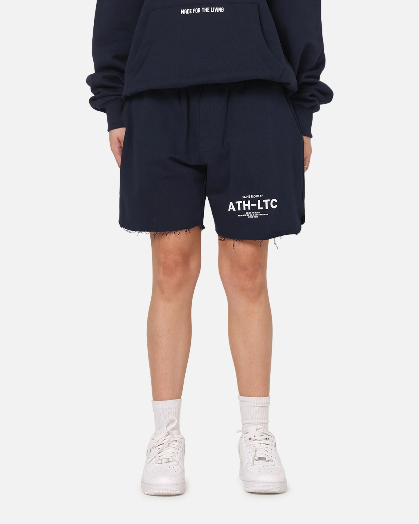 Saint Morta Athltc Sweat Shorts Dark Royal