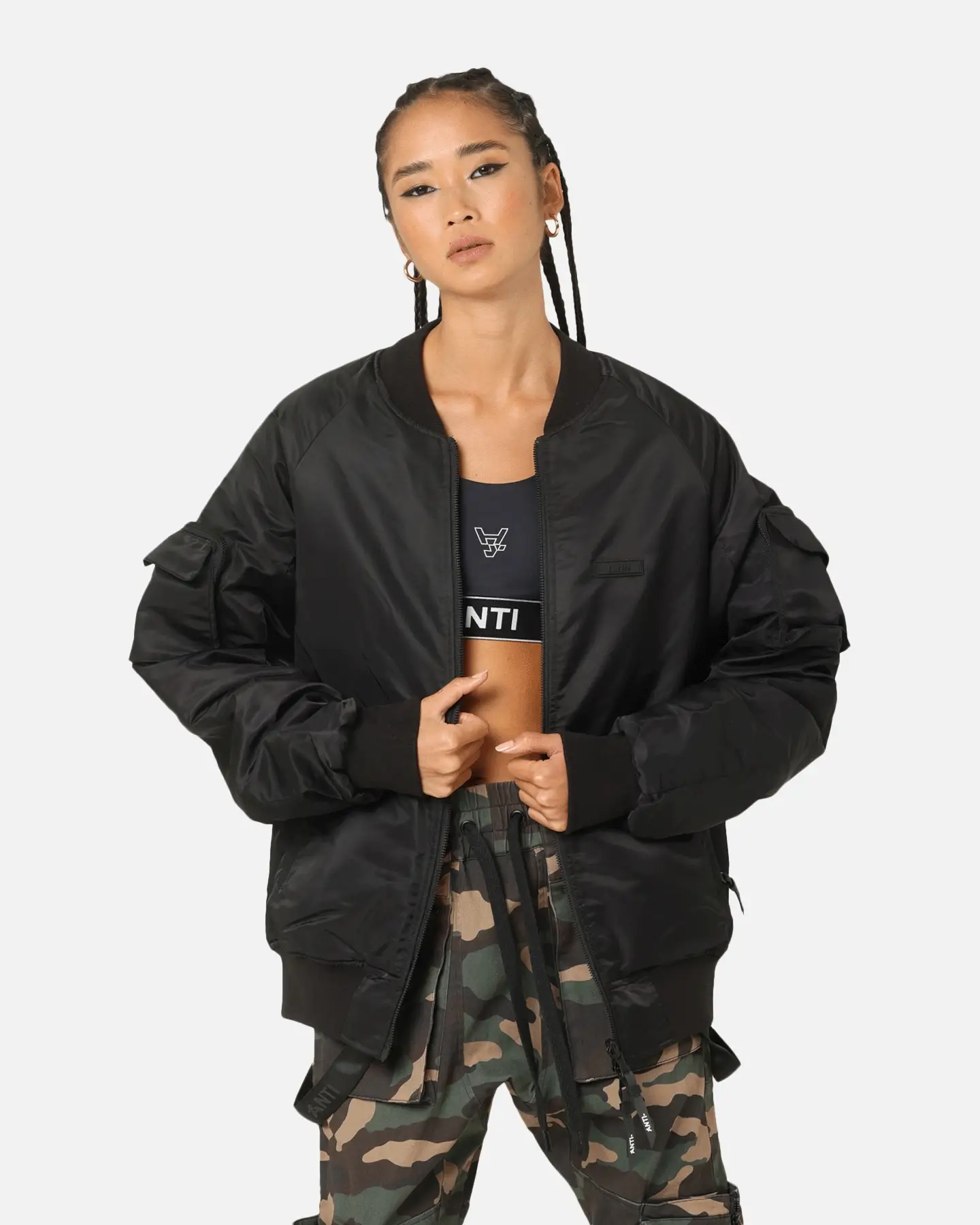 The Anti Order CHKDSK Bomber Jacket Black