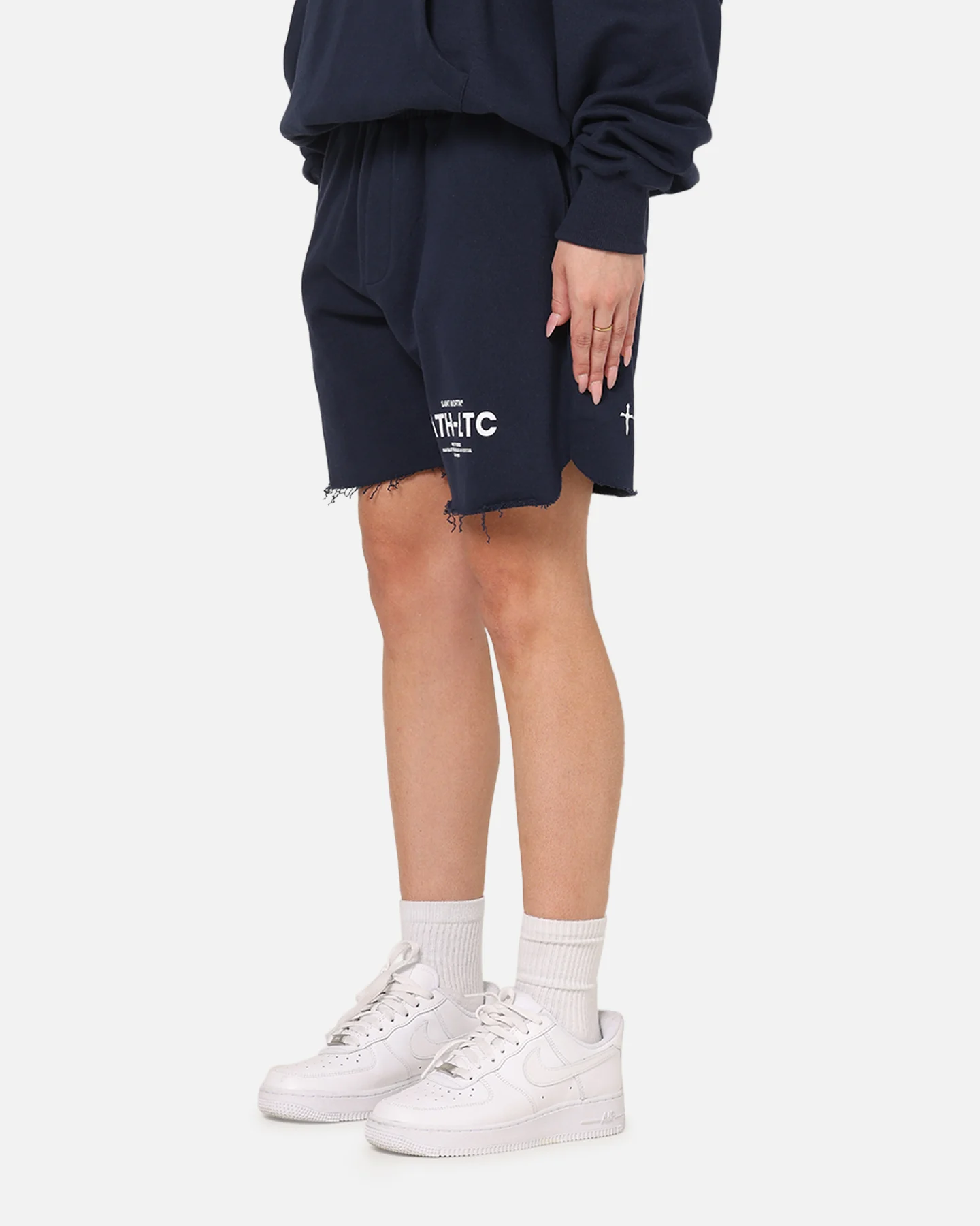 Saint Morta Athltc Sweat Shorts Dark Royal