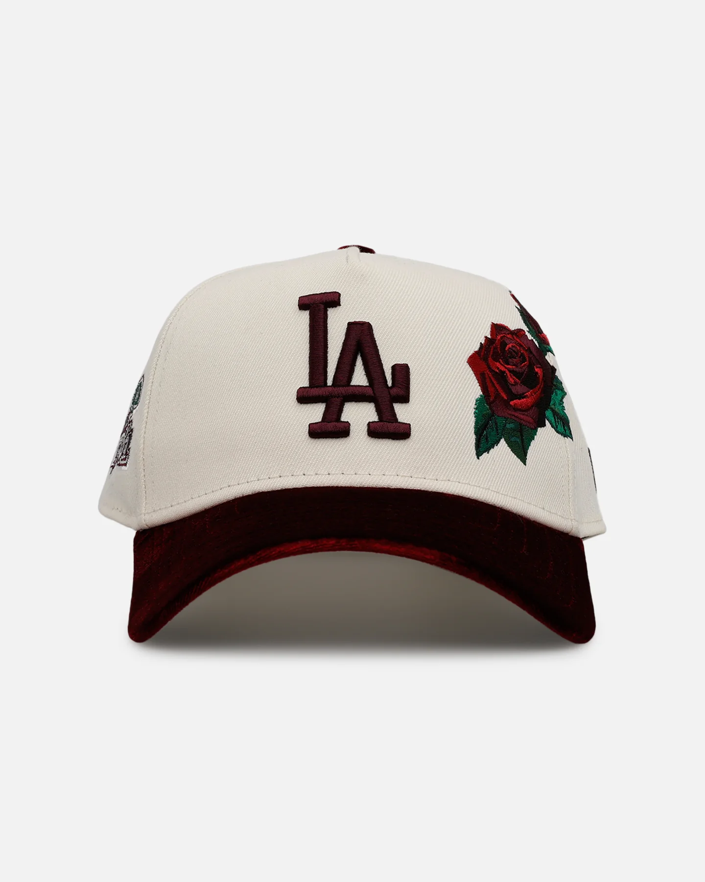 New Era Los Angeles Dodgers 'Velvet Roses' 9FORTY A-Frame Snapback Chrome