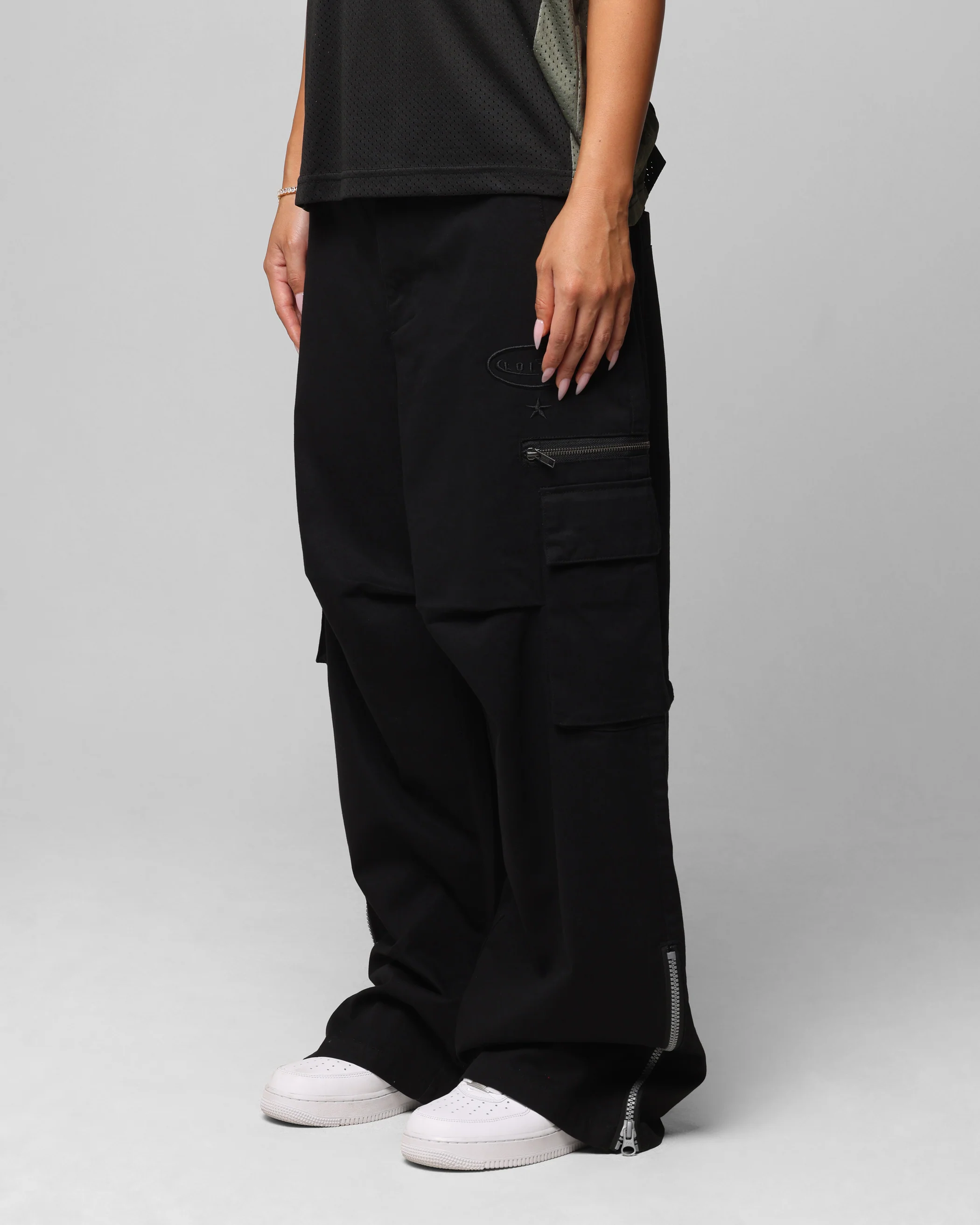 Loiter Shadow Cargo Pants Black