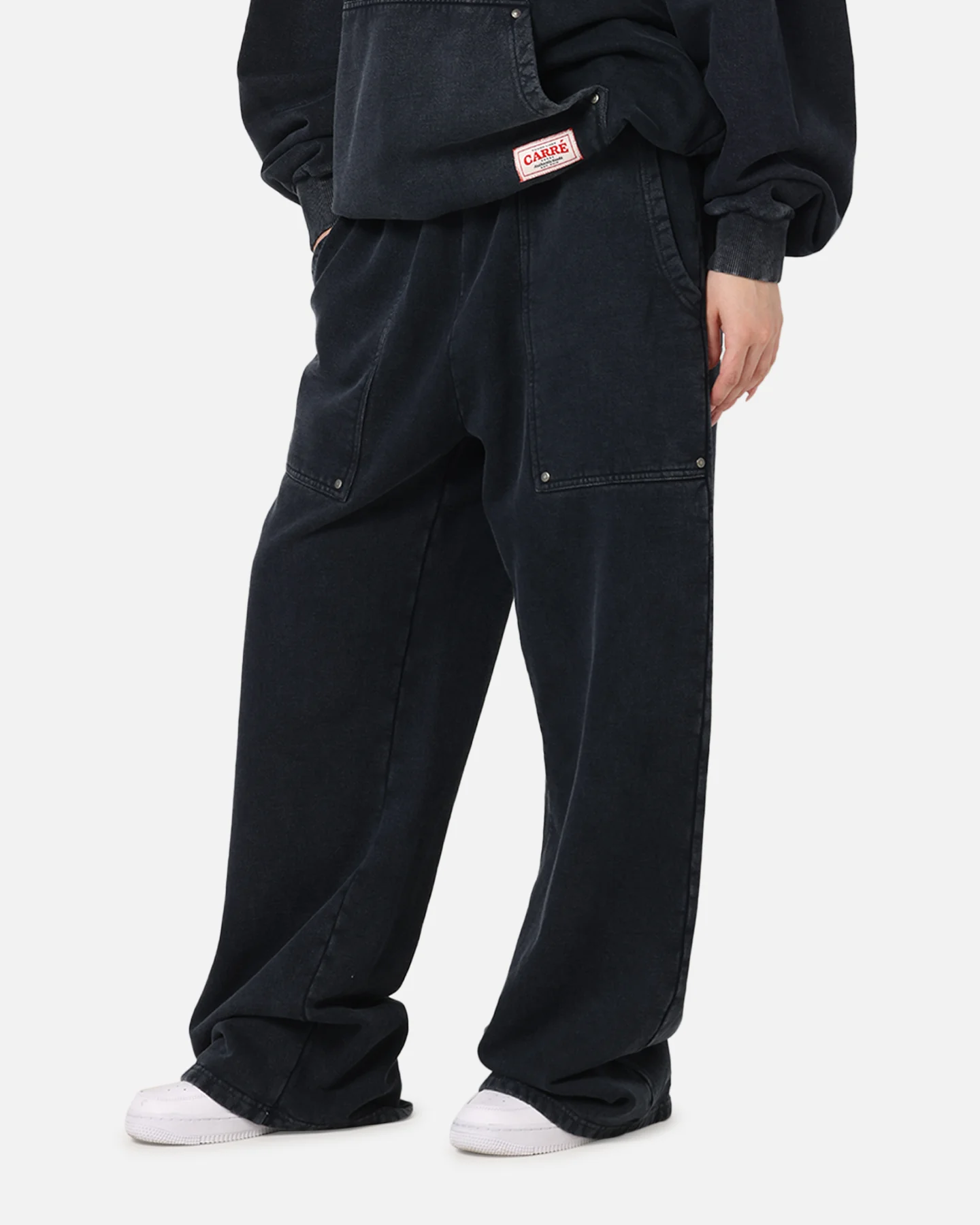 Carre Rivet Trackpants Charcoal