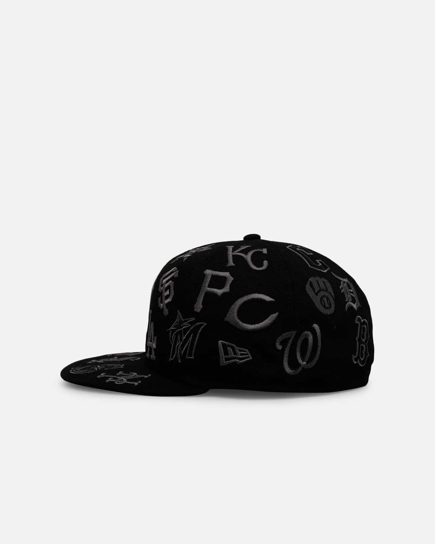 New Era MLB All Over Stealth 59FIFTY Fitted Black/Charcoal