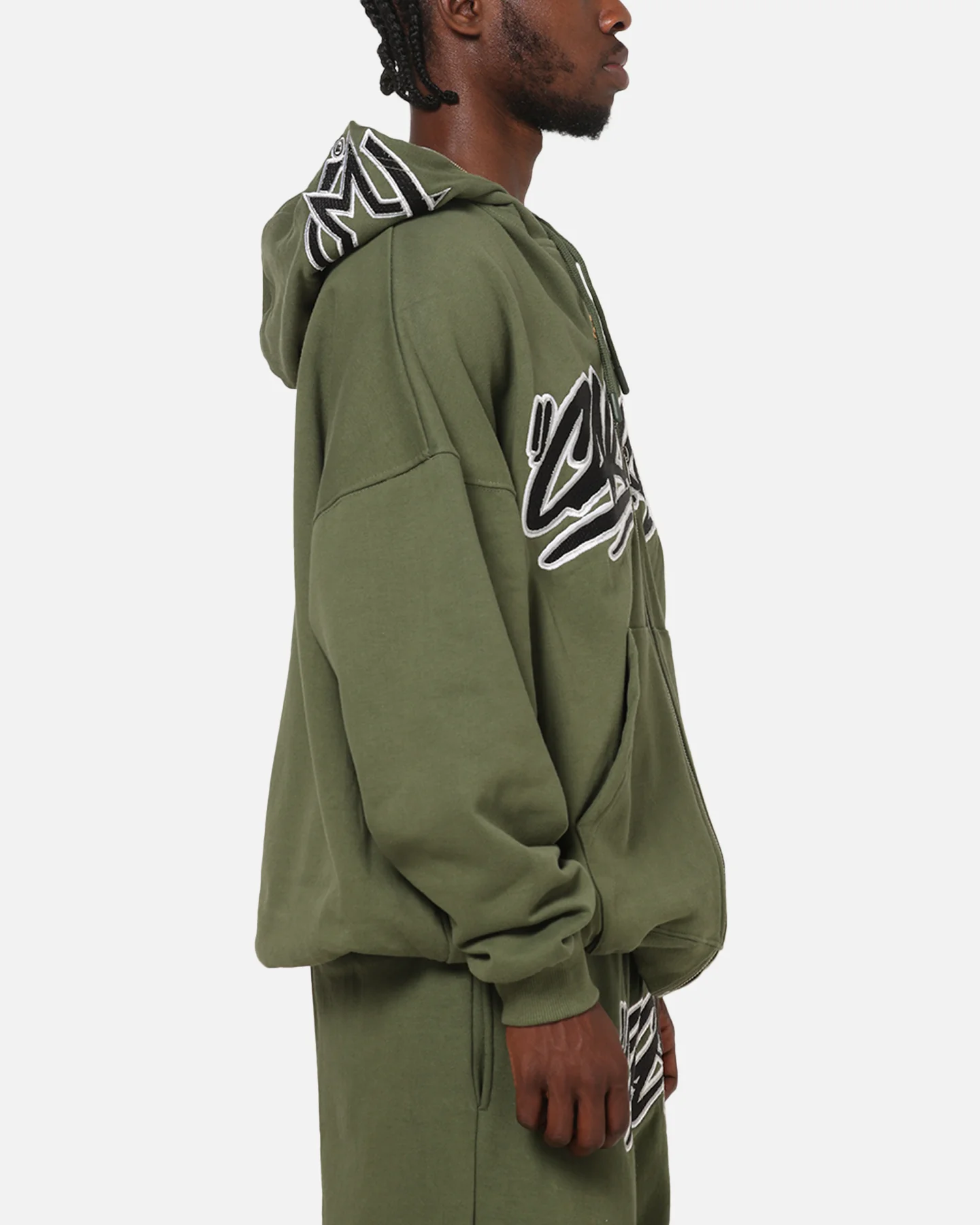 Carre Terrace Zip Hoodie Olive