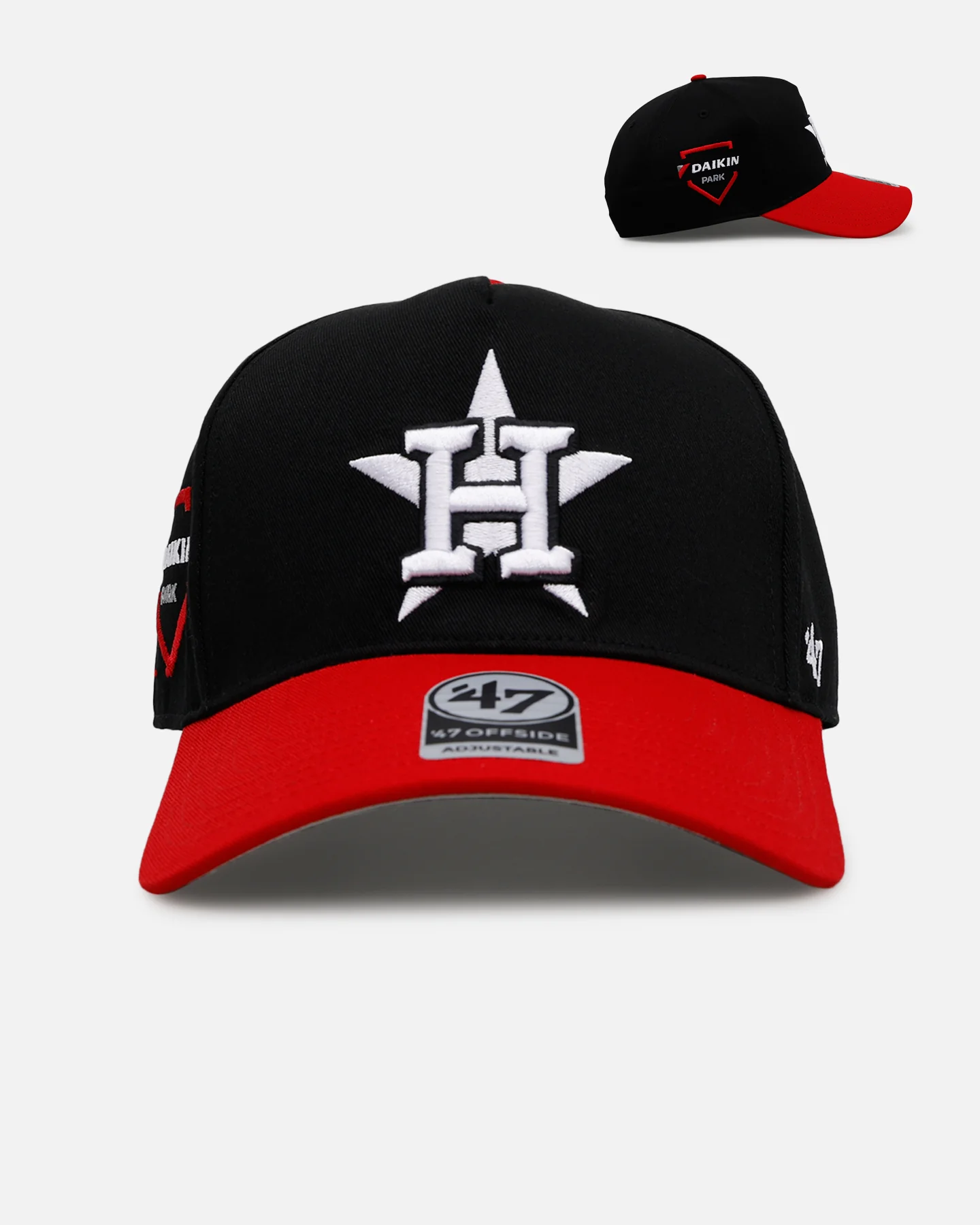 47 Brand Houston Astros 'Black And Red Variety Pack' 47 Offside Snapback Black/Red