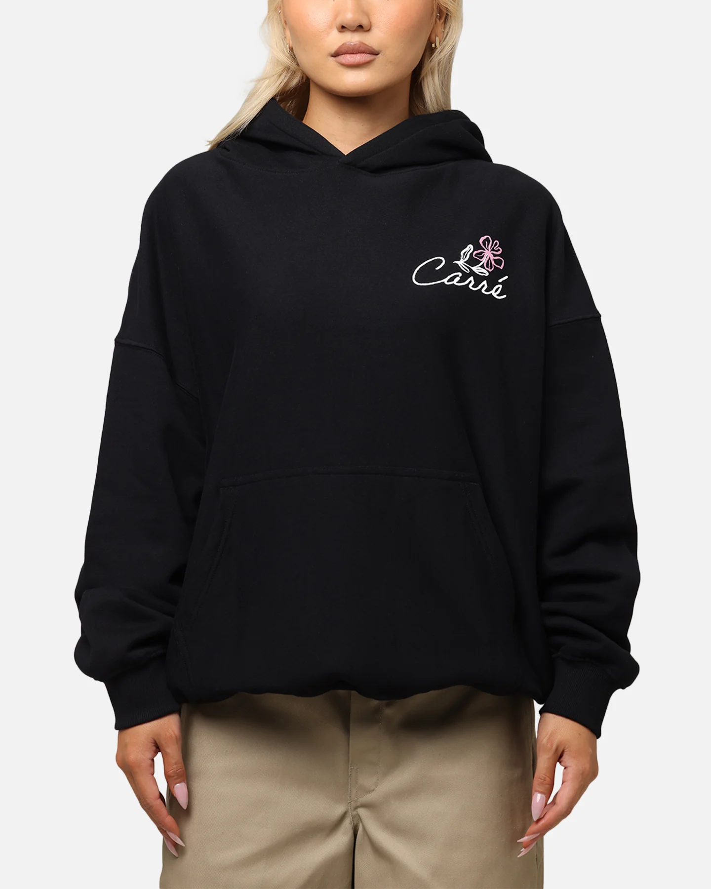 Carre Hand Picked Hoodie Black