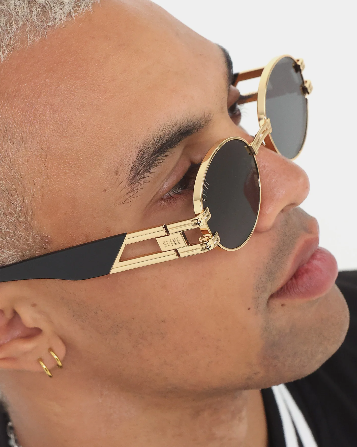 9FIVE St James XL Sunglasses Gold