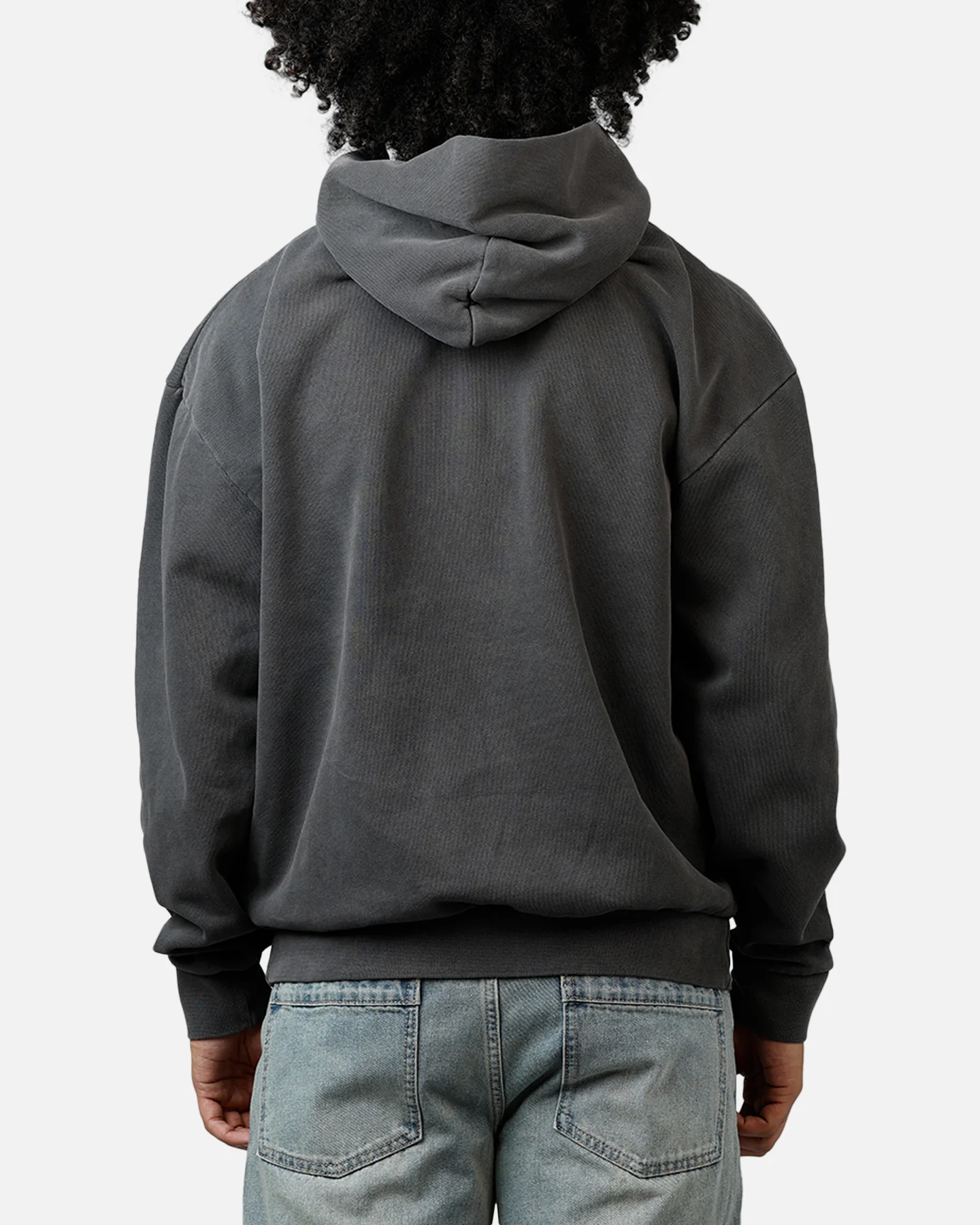 Market Hockey Bear Hoodie Washed Black