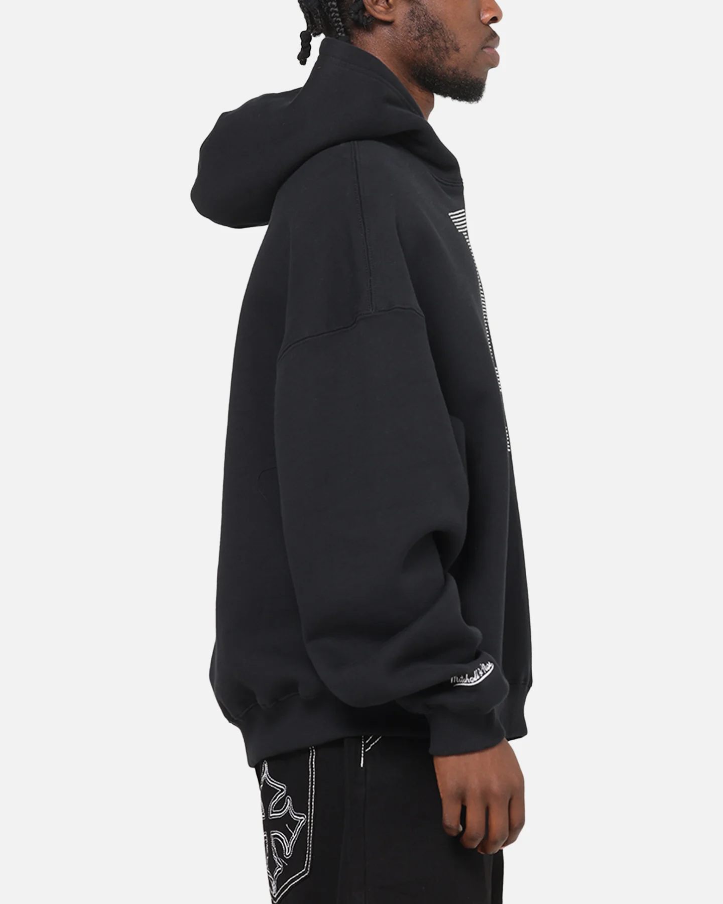 Mitchell & Ness Los Angeles Dodgers Rhinestone Hoodie Faded Black