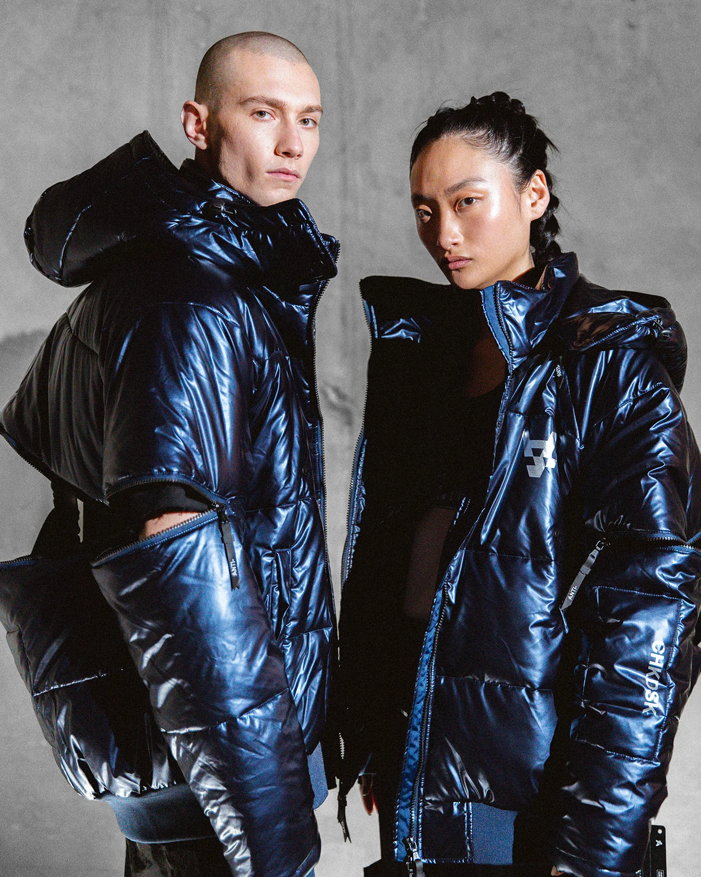 The Anti Order Anti Joy Technical Puffer Jacket Dark Navy