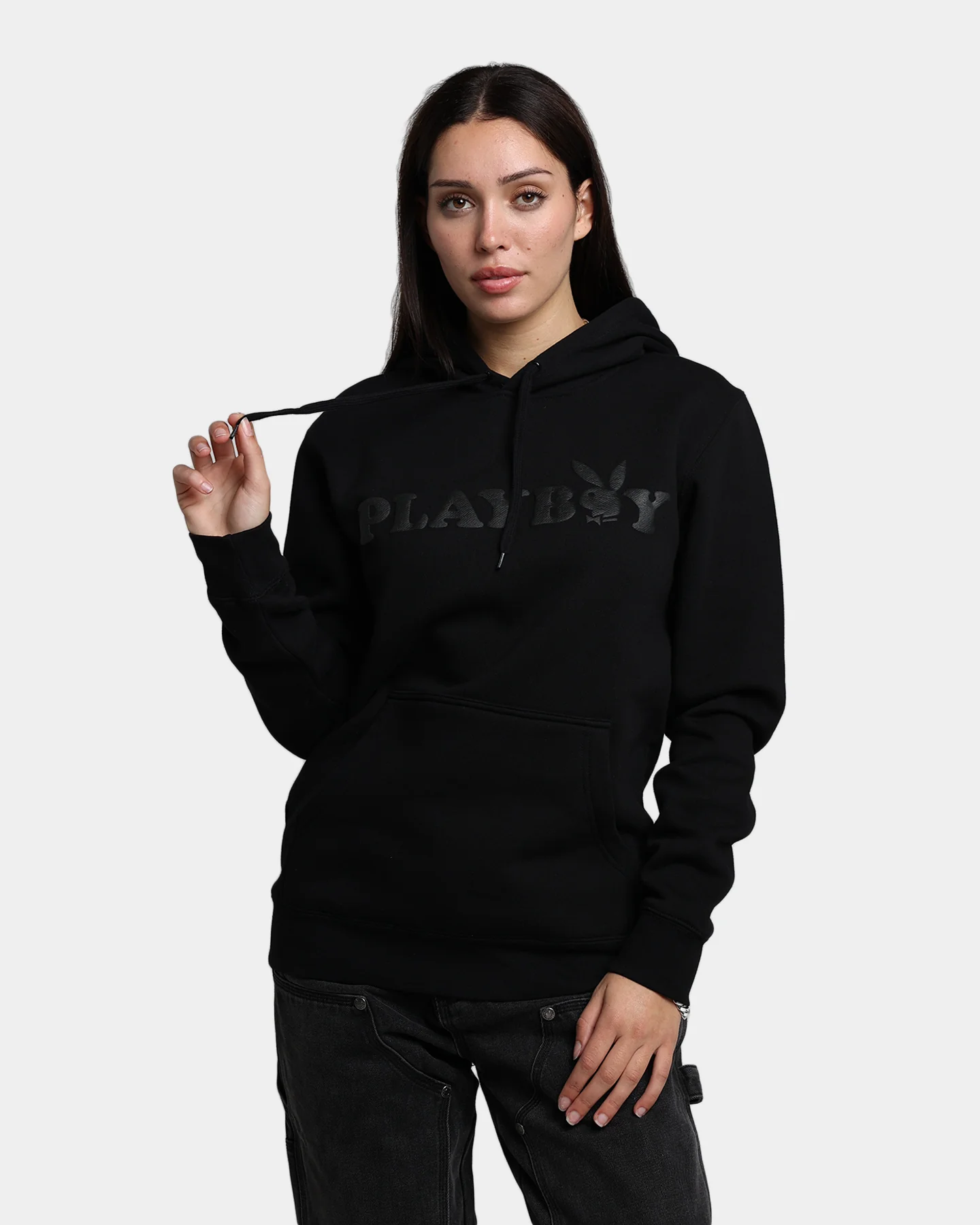 Playboy X Culture Kings Stacked Hoodie Black