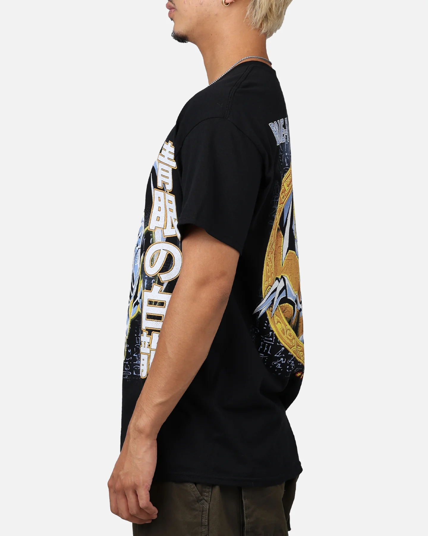 Goat Crew X Yu-Gi-Oh! Blue Eyes White Dragon T-Shirt Black