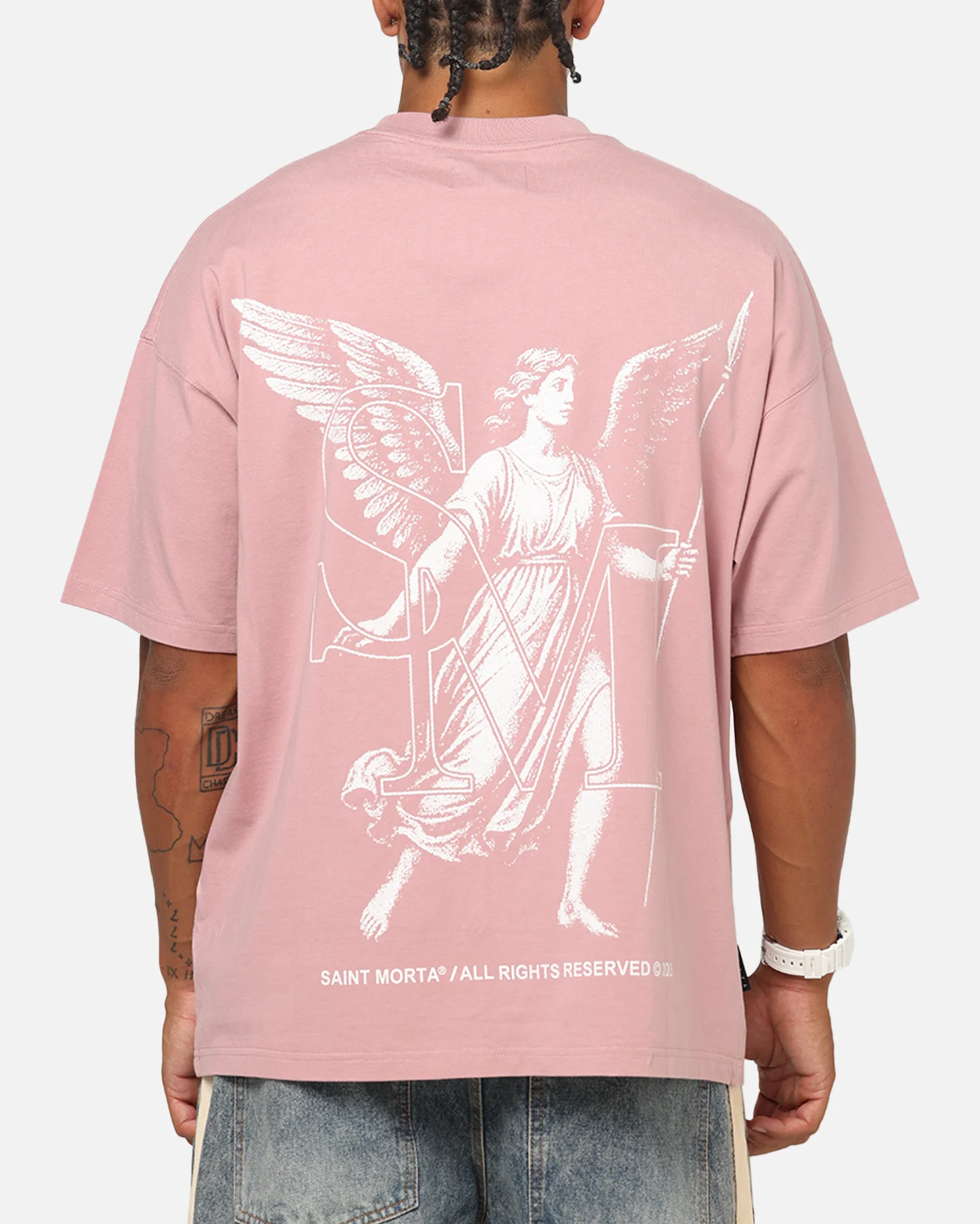 Saint Morta Archangel T-Shirt Dusty Pink