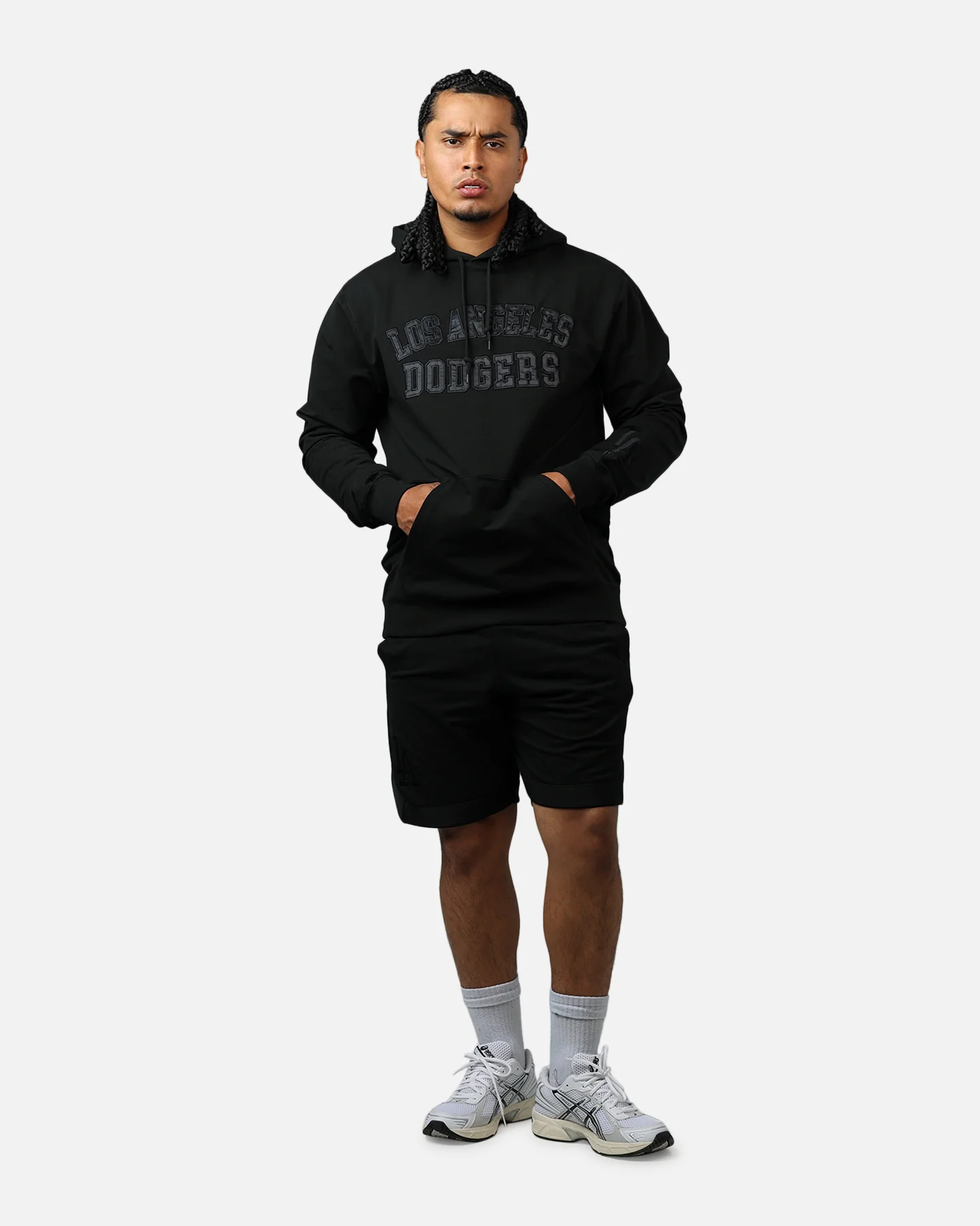 New Era Los Angeles Dodgers Logo Select Hoodie Black/Black