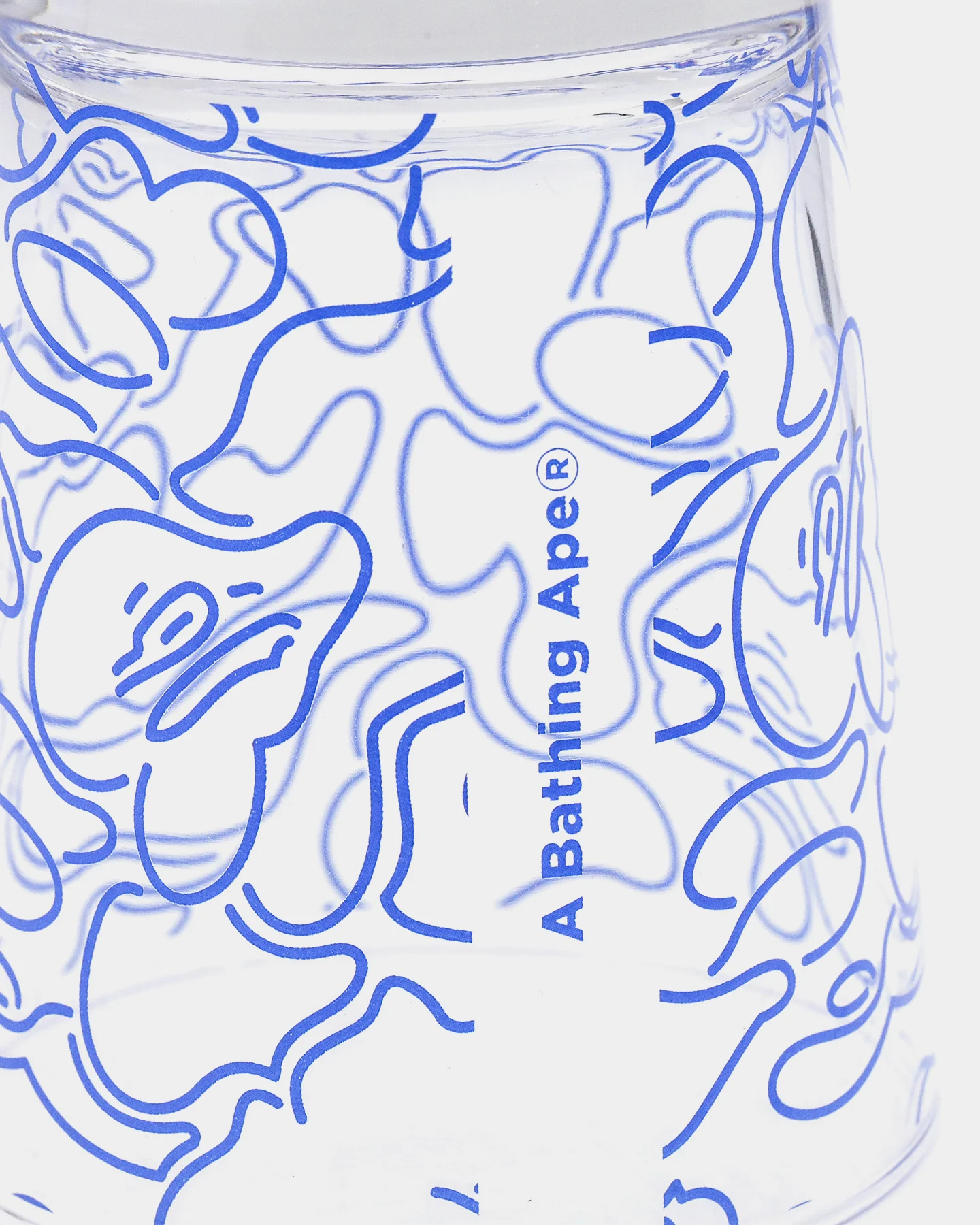 A Bathing Ape Bape ABC Colour Neon Glass Blue